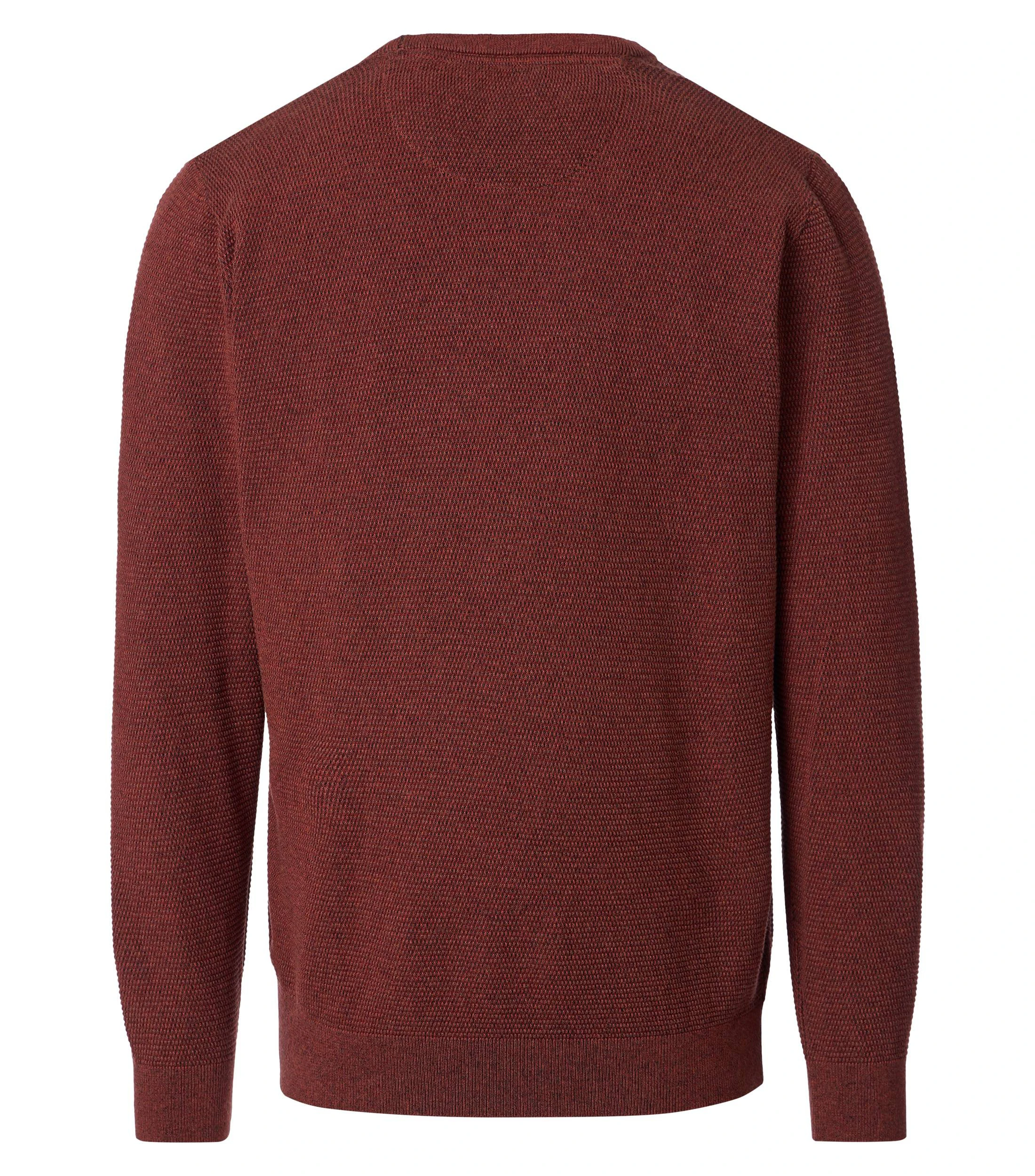 Pullover im unifarbenen Design in der Farbe Blutorange
