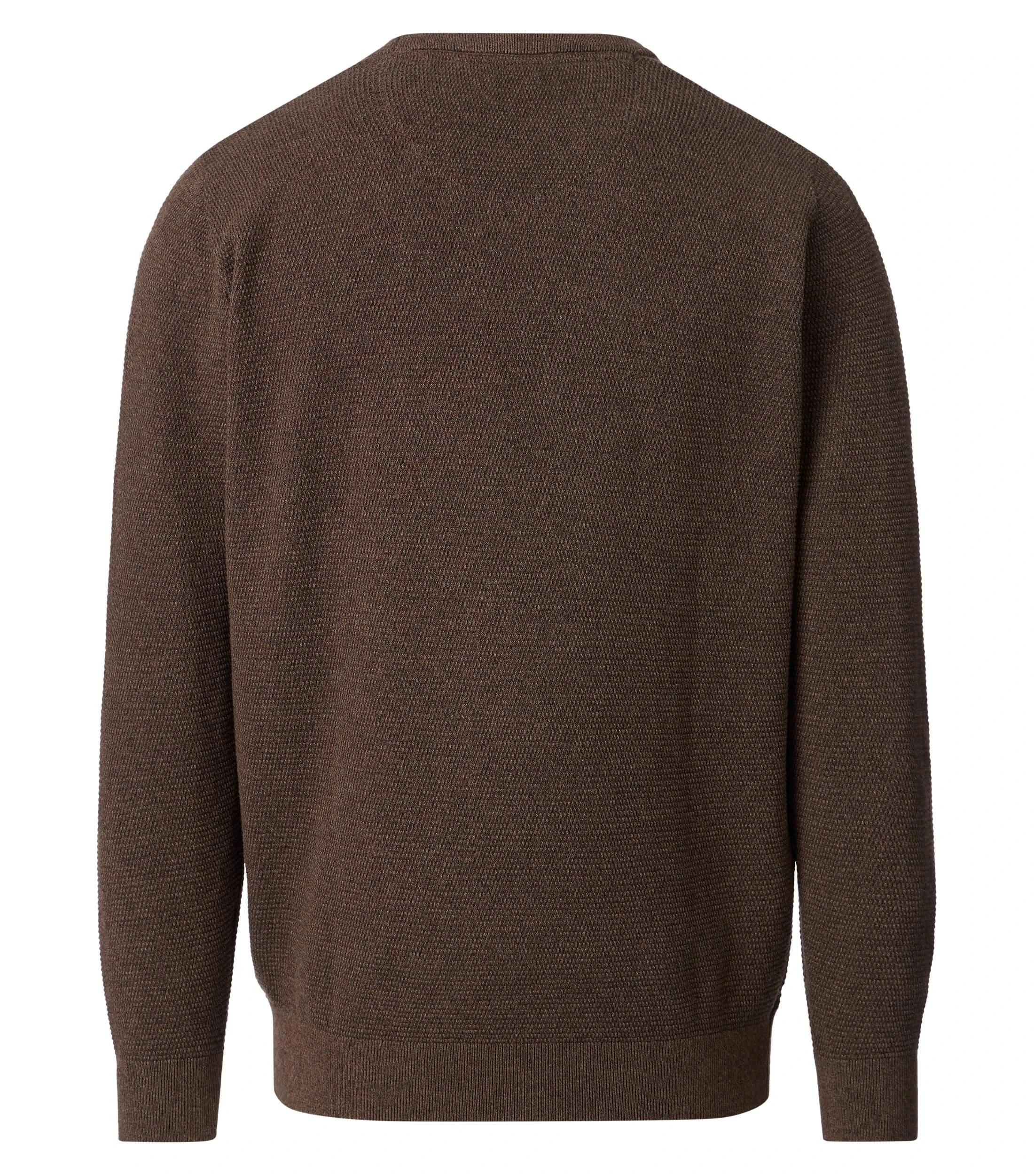 Pullover im unifarbenen Design in der Farbe Kakaobraun