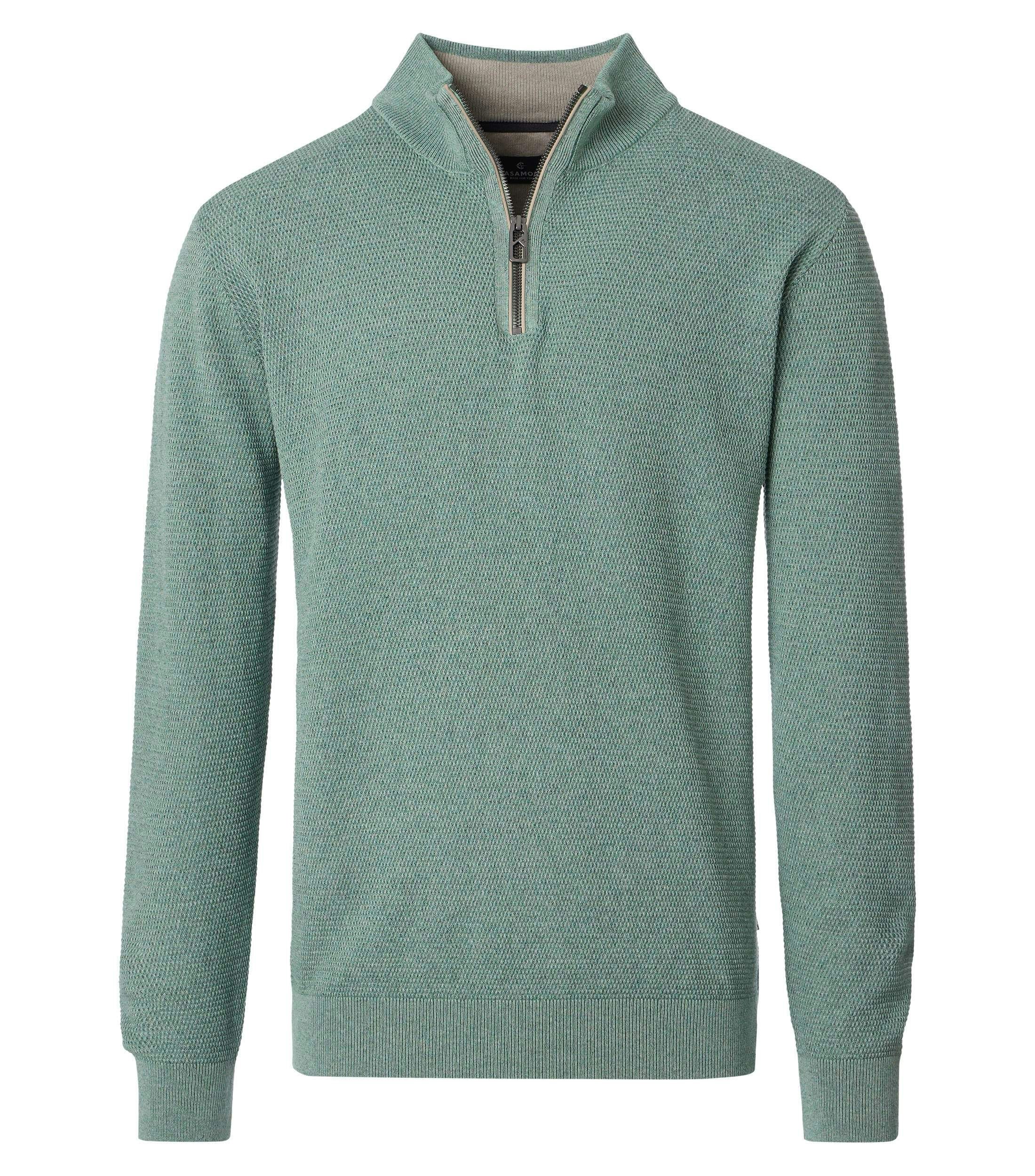Ein Pullover im uni Muster in der Farbe Mint