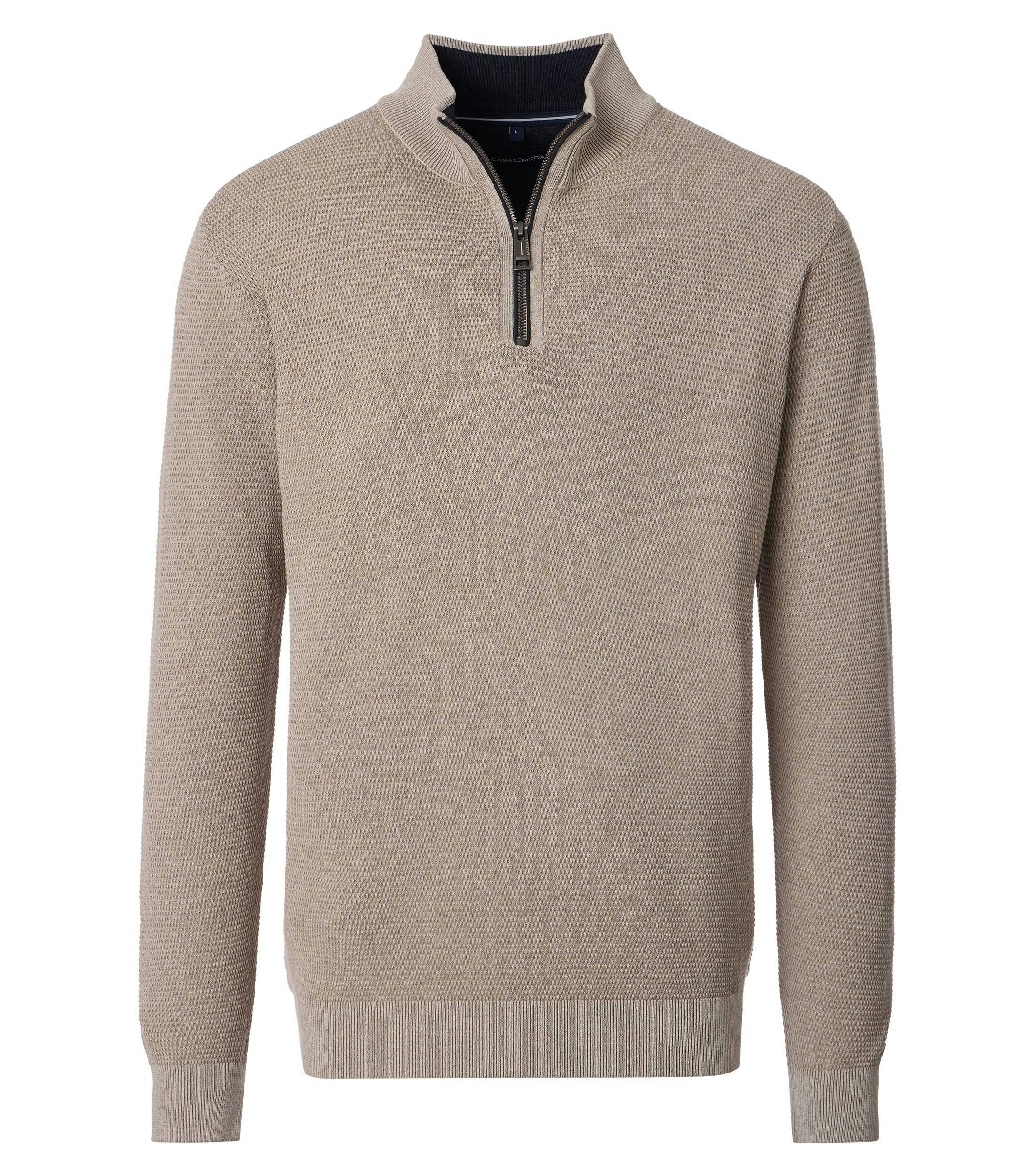 Ein Pullover im uni Muster in der Farbe Beige
