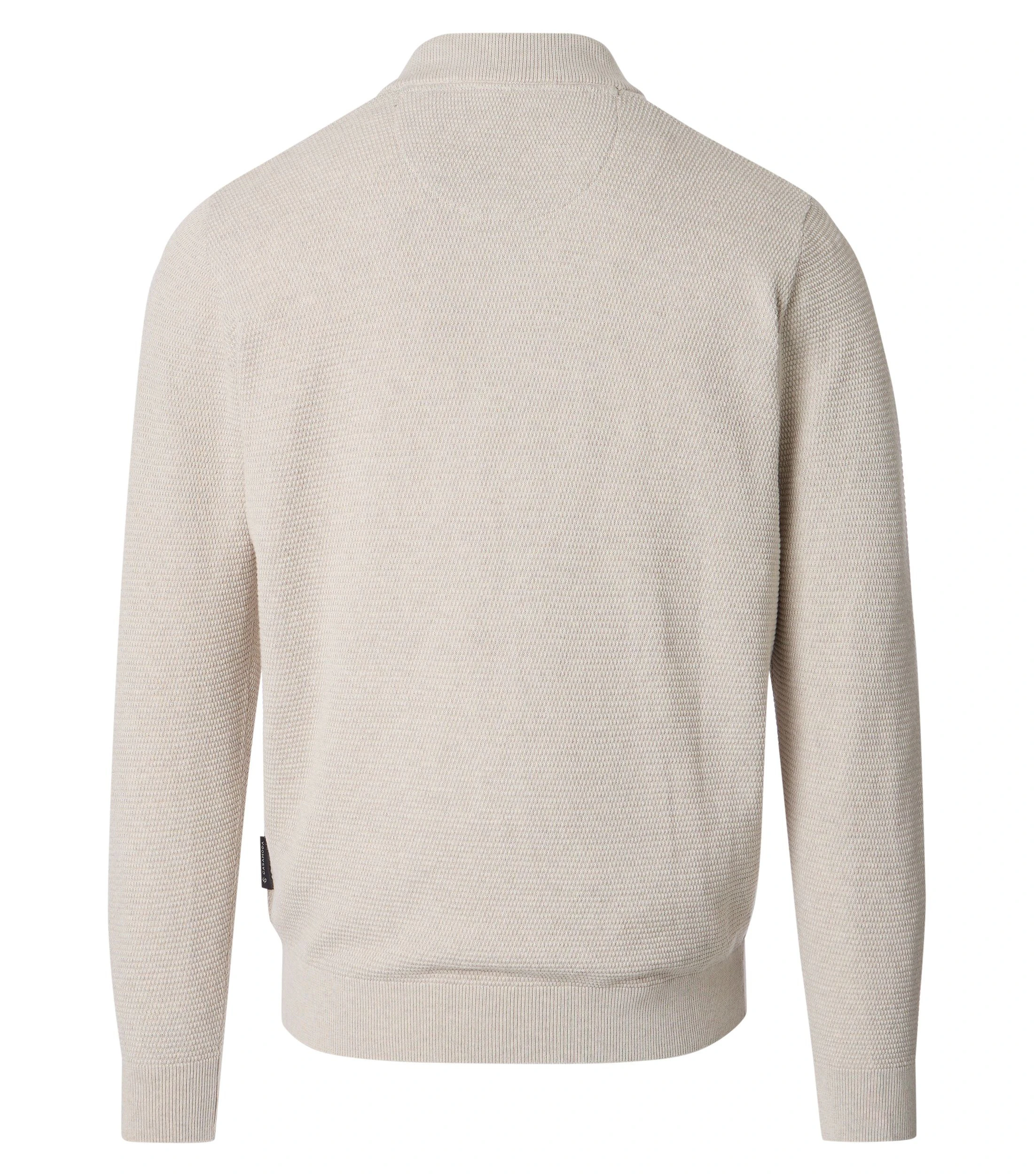 Strickjacke im unifarbenen Design in der Farbe Weißbeige