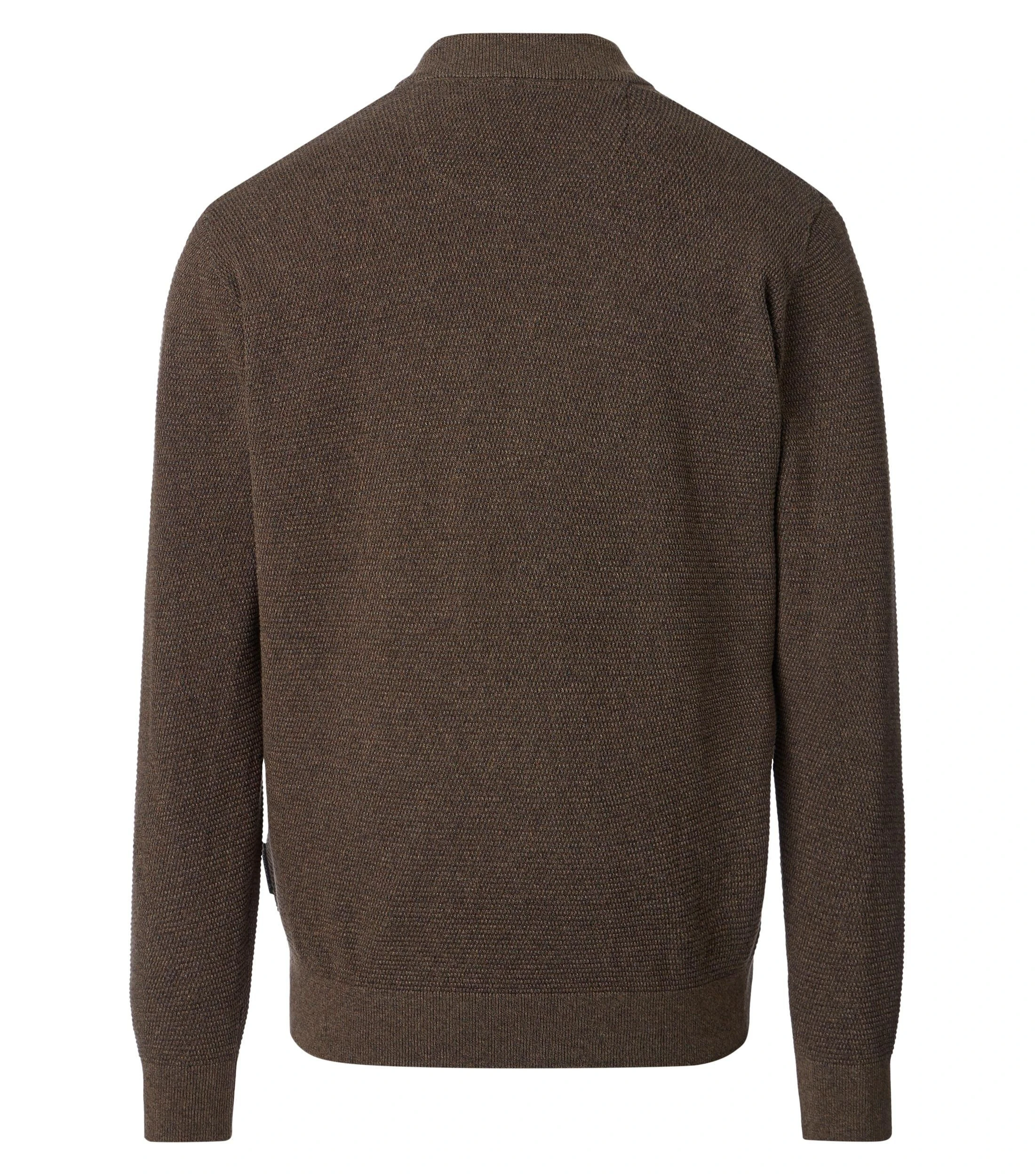 Strickjacke im unifarbenen Design in der Farbe Hellbraun
