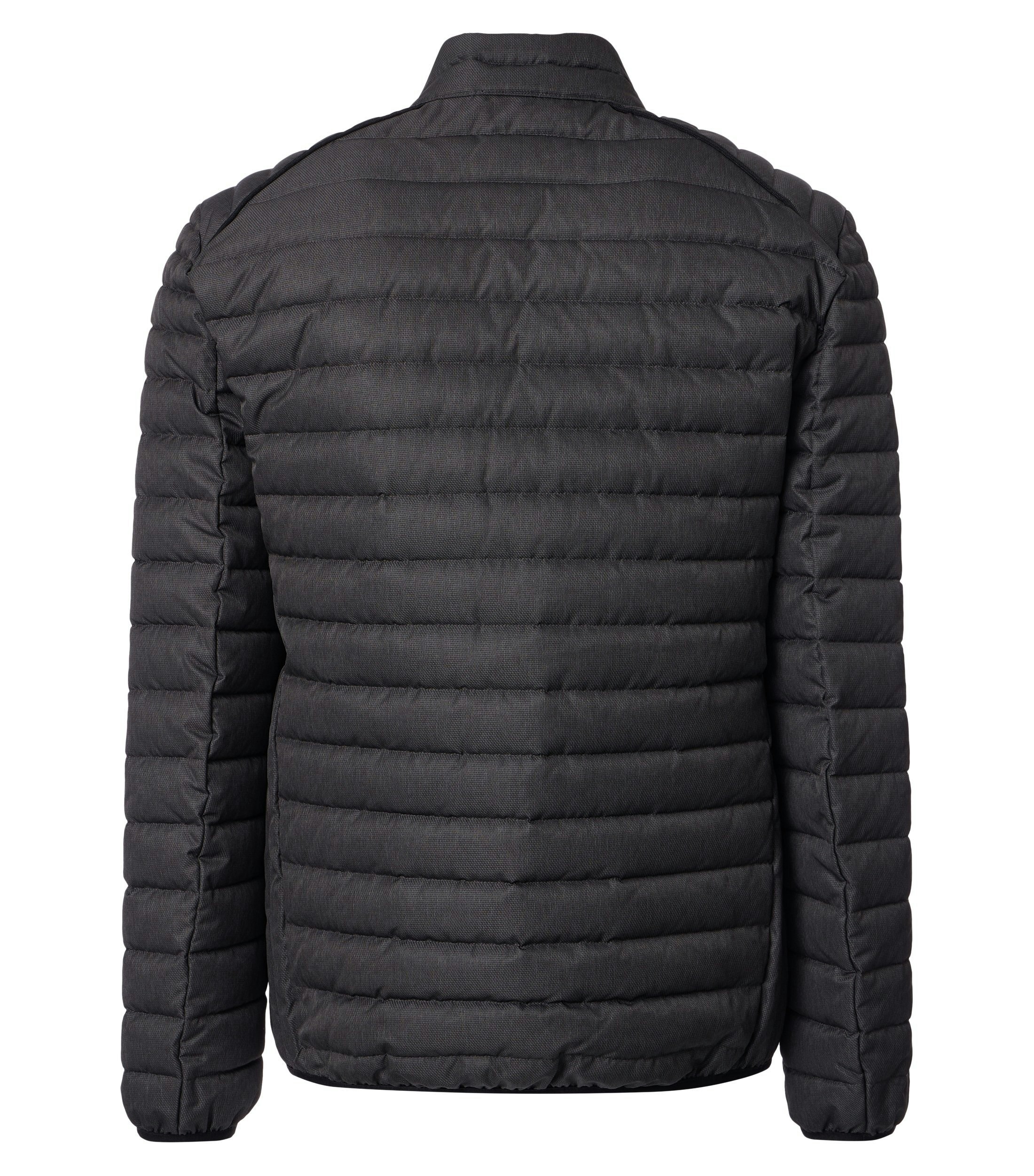 Eine Jacke im uni Muster in der Farbe Dunkelgrau