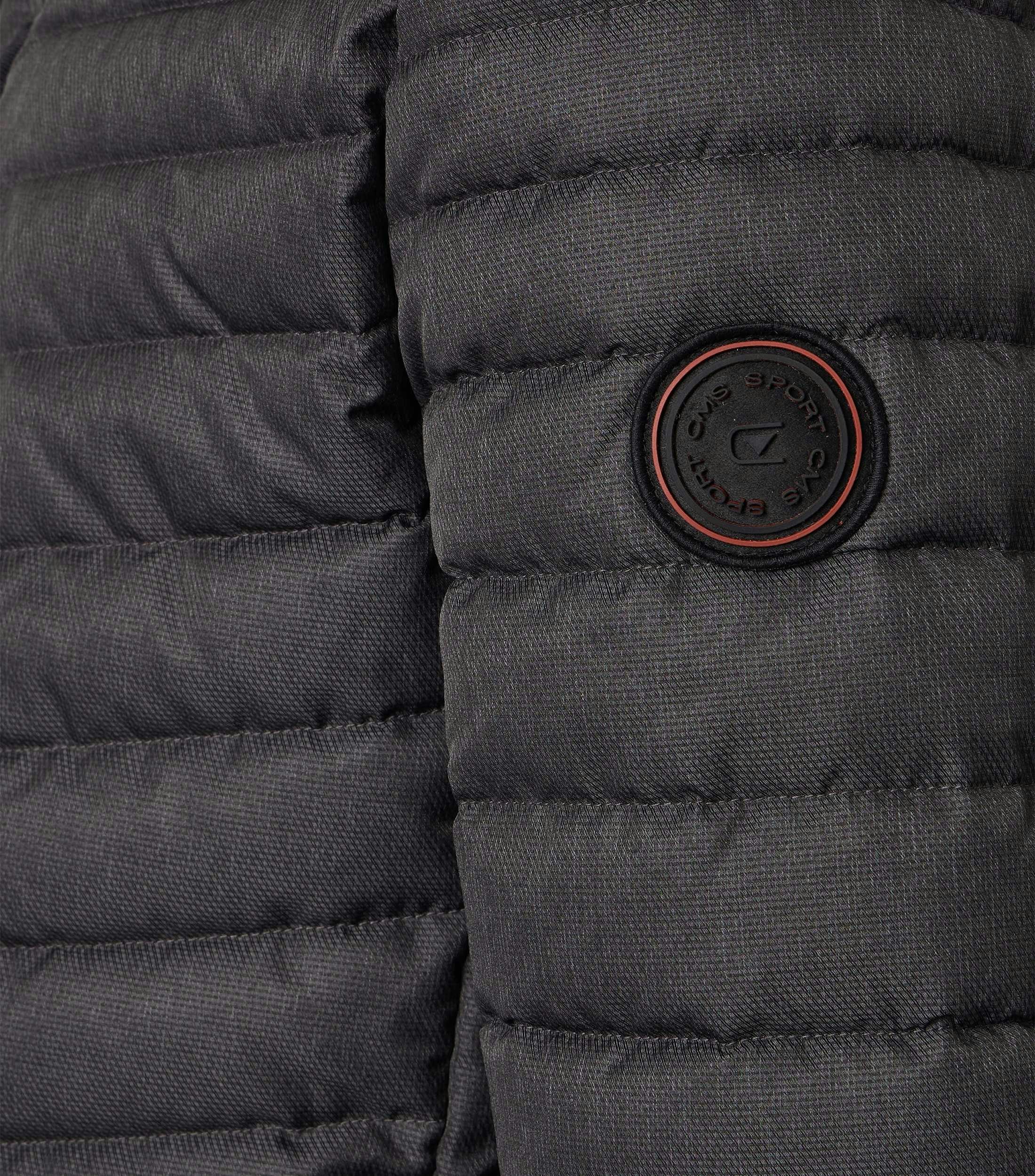 Eine Jacke im uni Muster in der Farbe Dunkelgrau