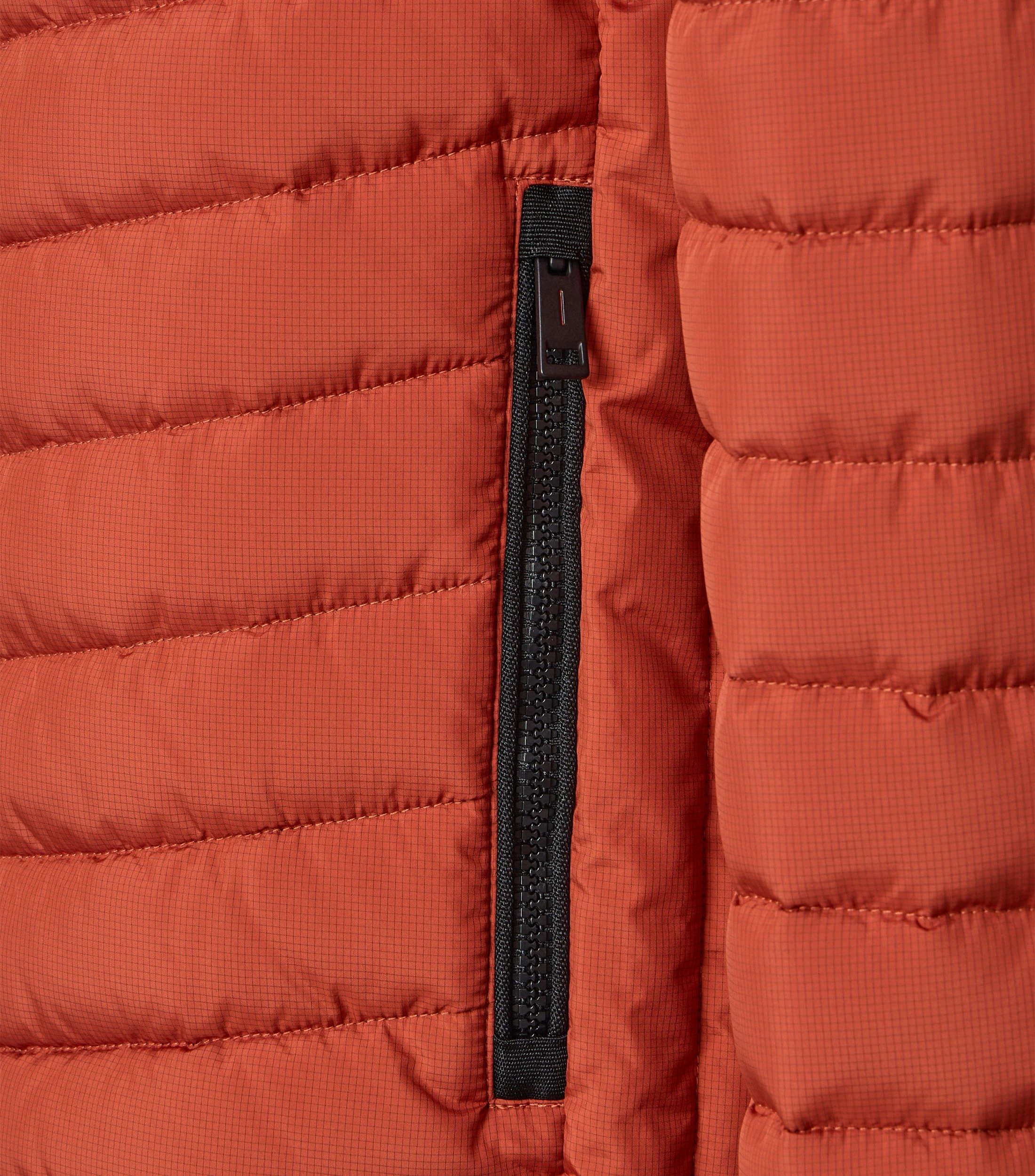 Jacke im unifarbenen Design in der Farbe Orange
