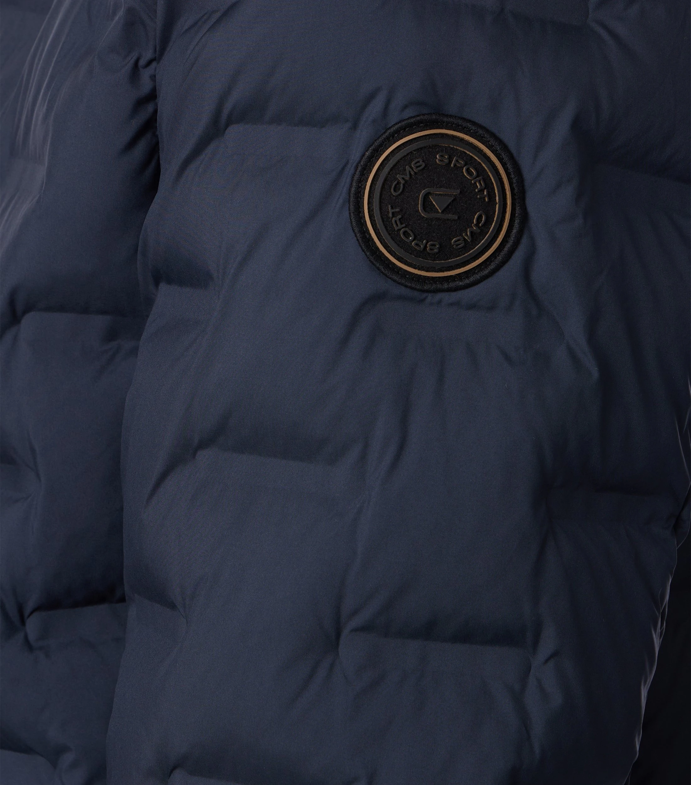 Jacke im unifarbenen Design in der Farbe Blau
