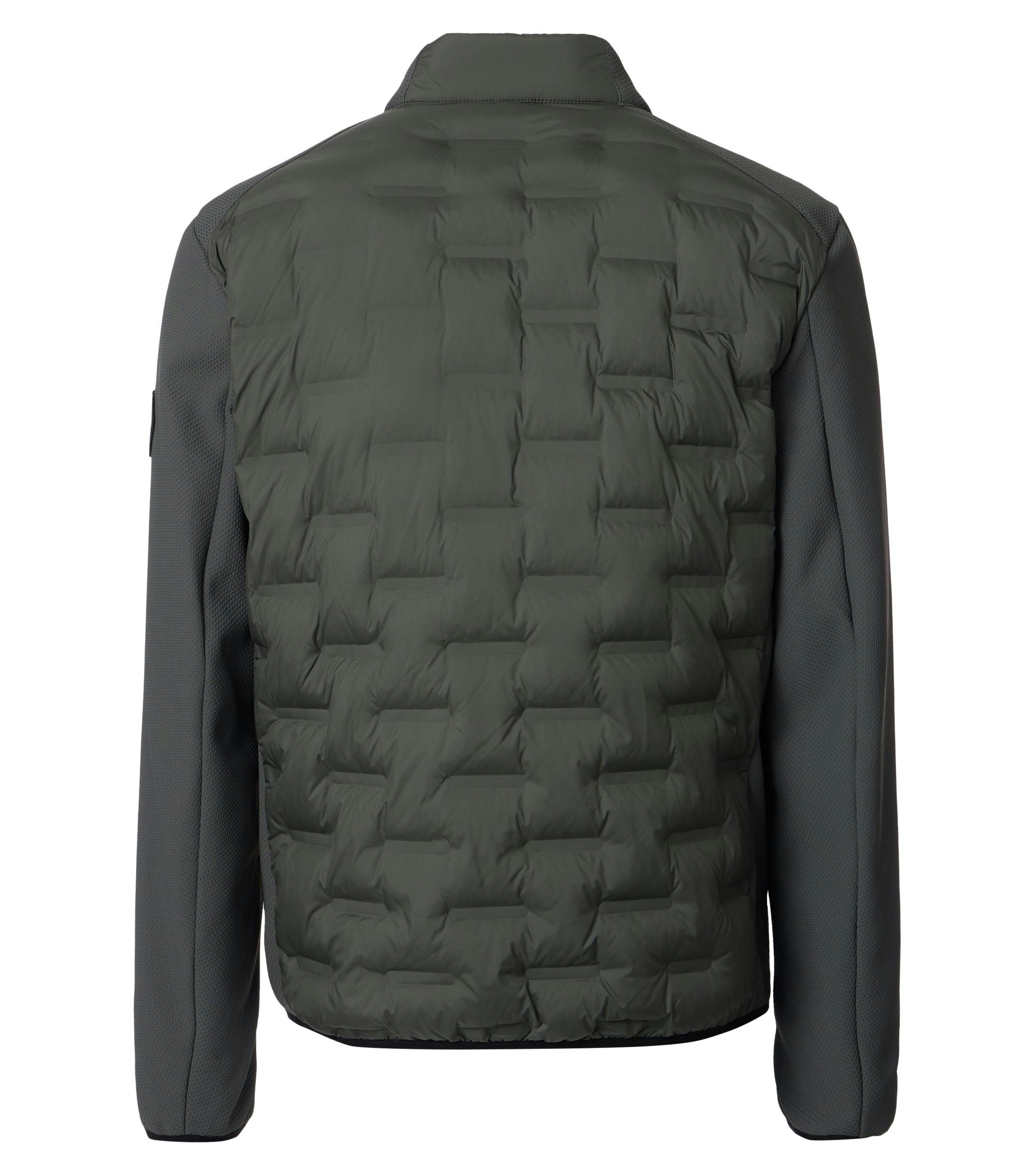 Eine Jacke im uni Muster in der Farbe Schlamm