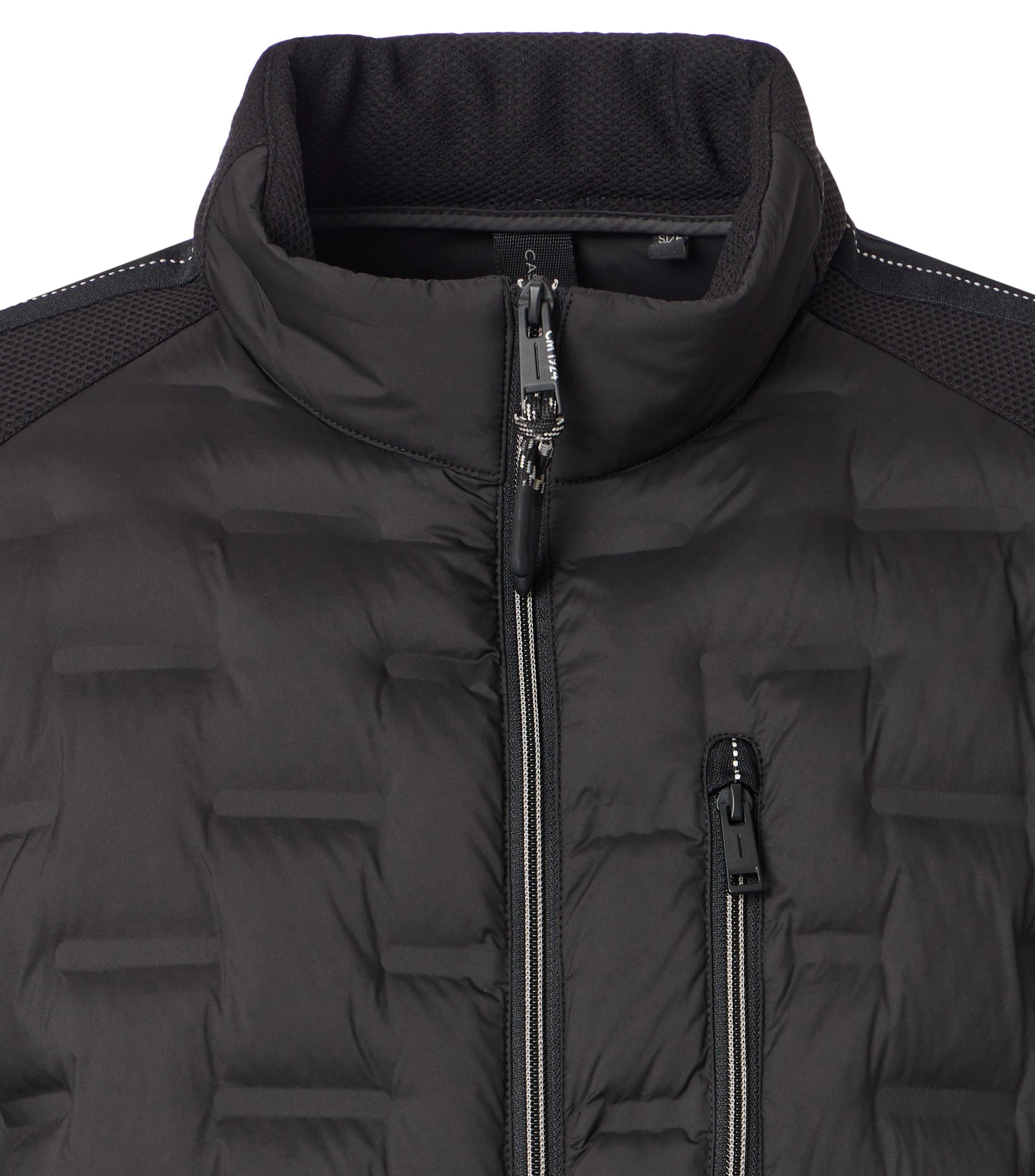 Jacke im unifarbenen Design in der Farbe Schwarz