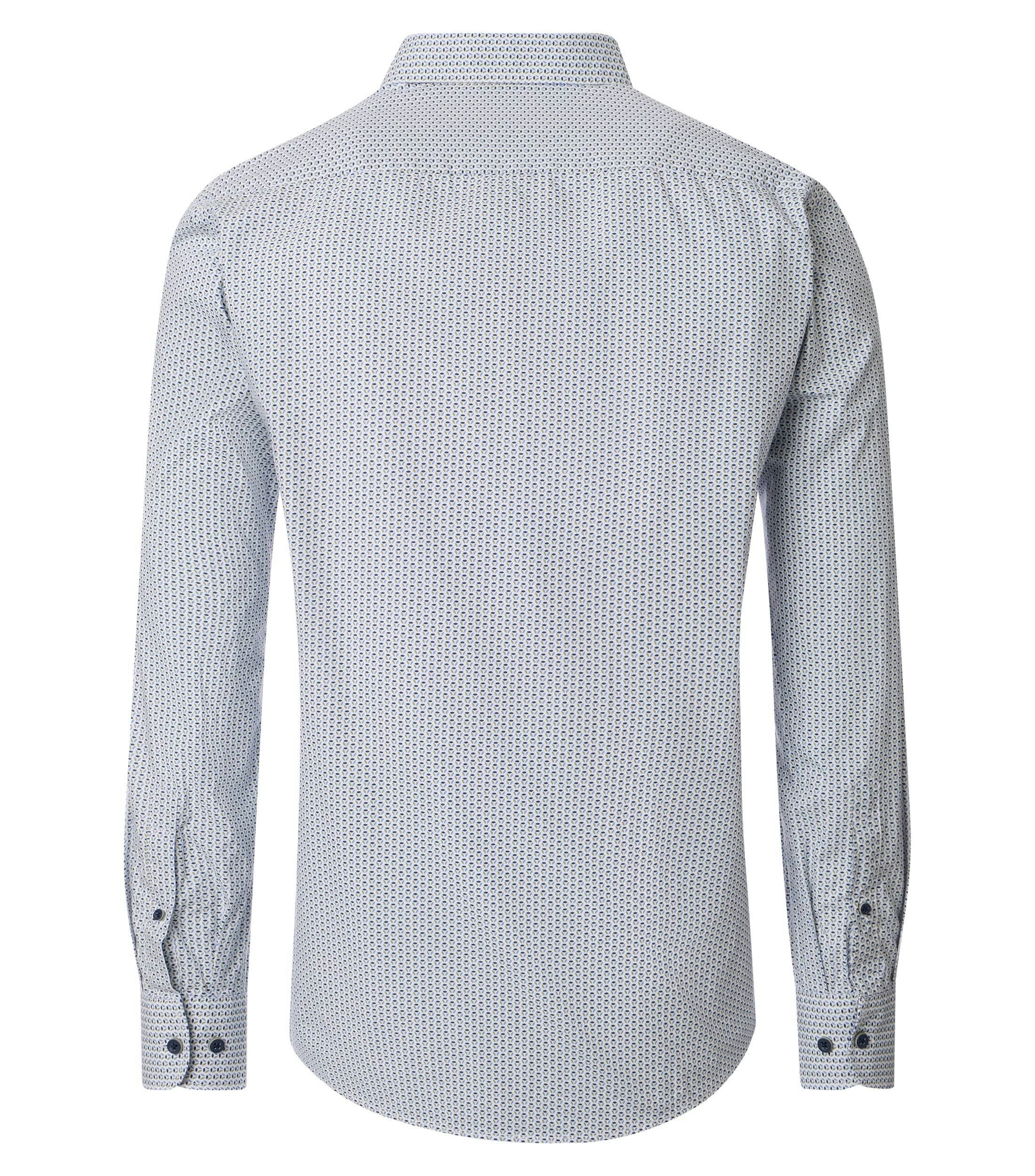 Ein Freizeithemd im Print Muster in der Farbe Grün