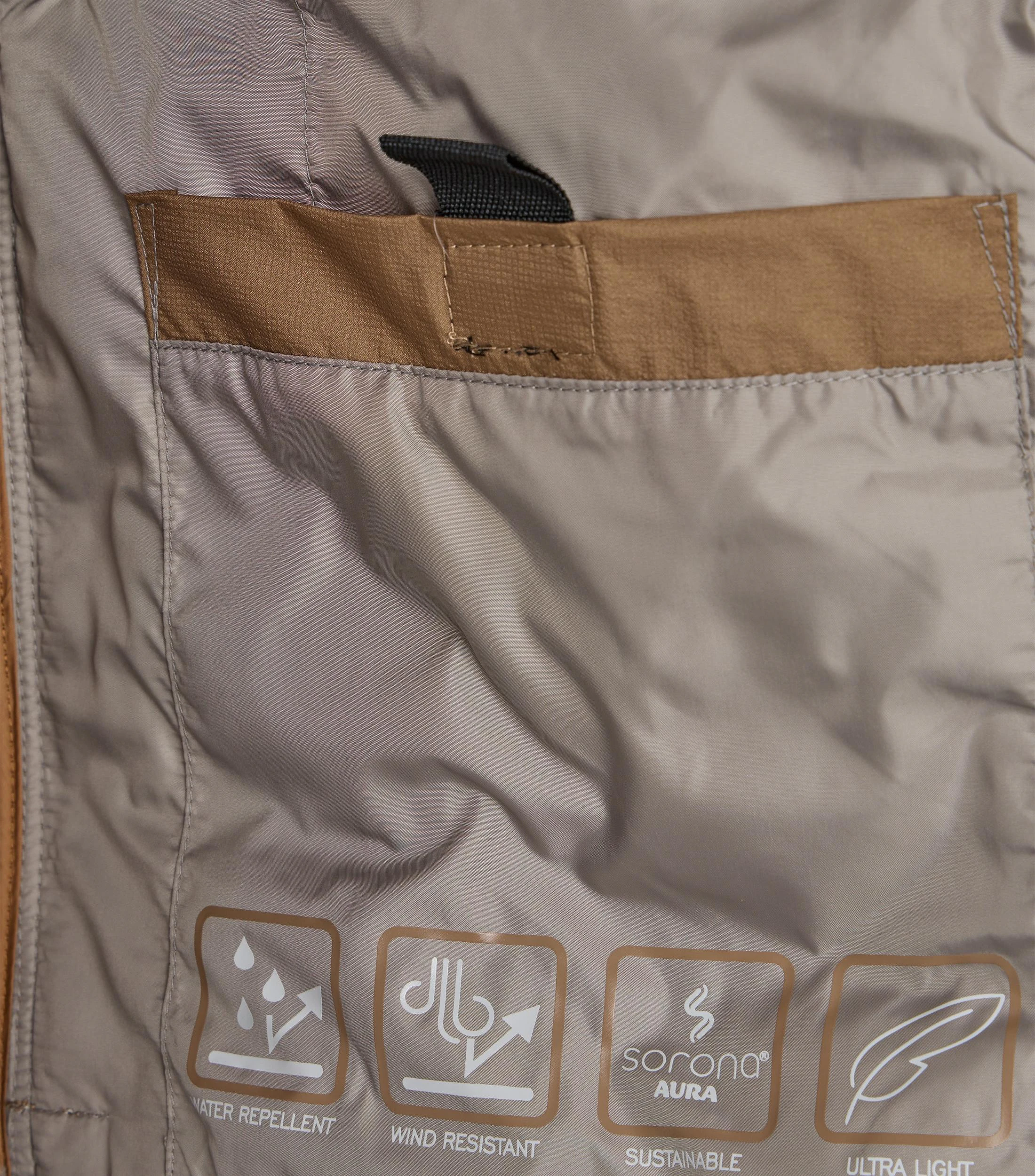 Weste im unifarbenen Design in der Farbe Braun
