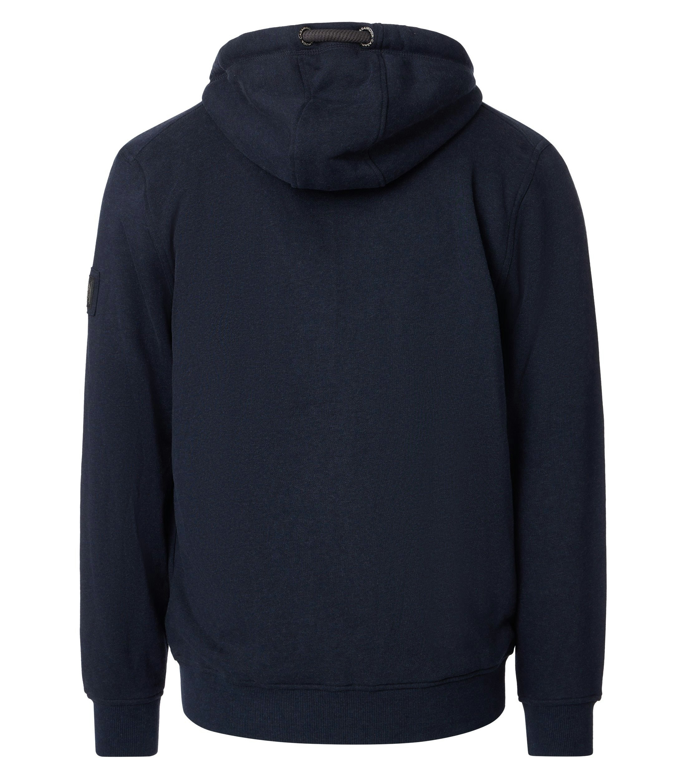 Sweatjacke im Print-Muster in der Farbe Blau