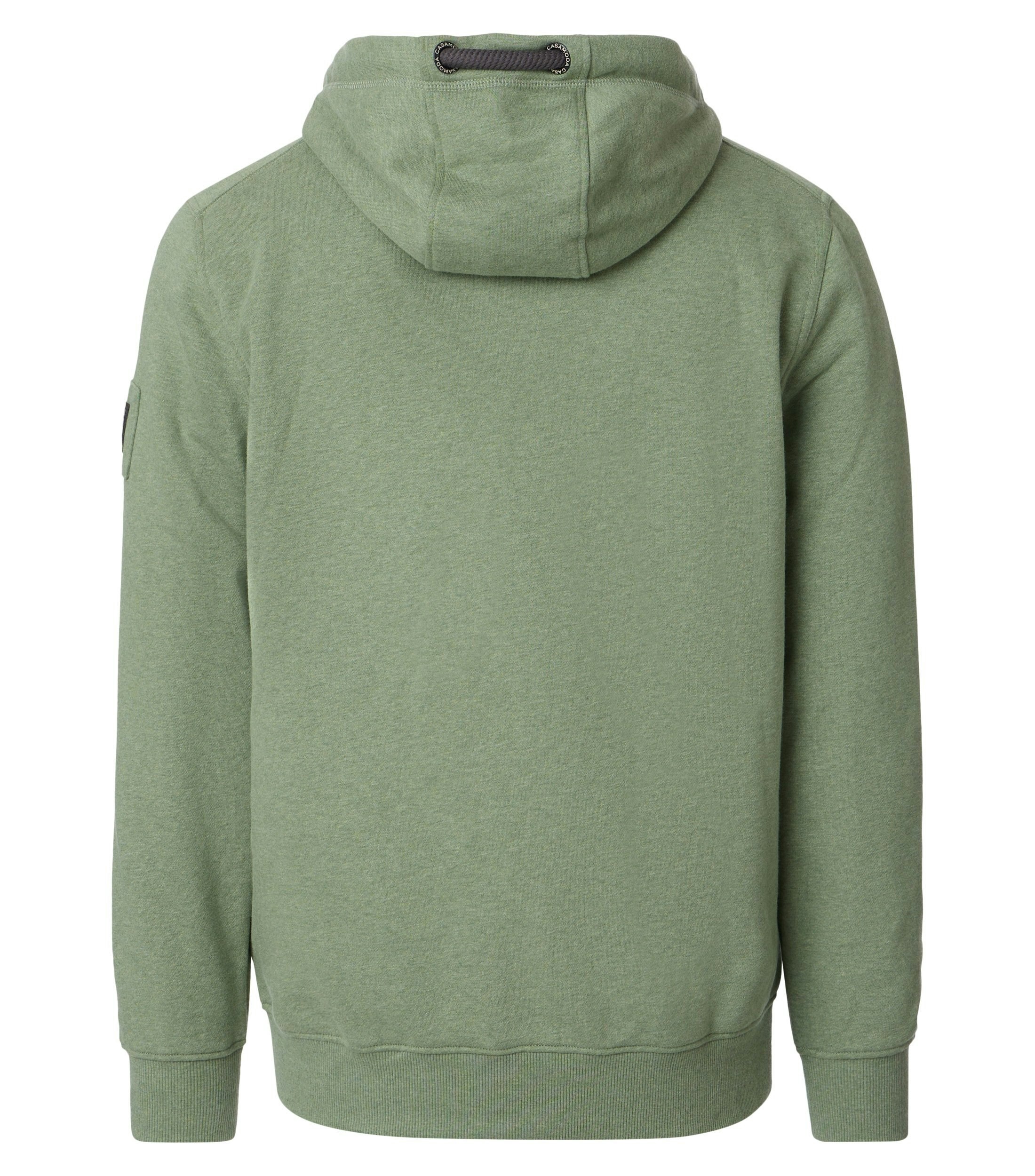 Ein Troyer im uni Muster in der Farbe Türkis