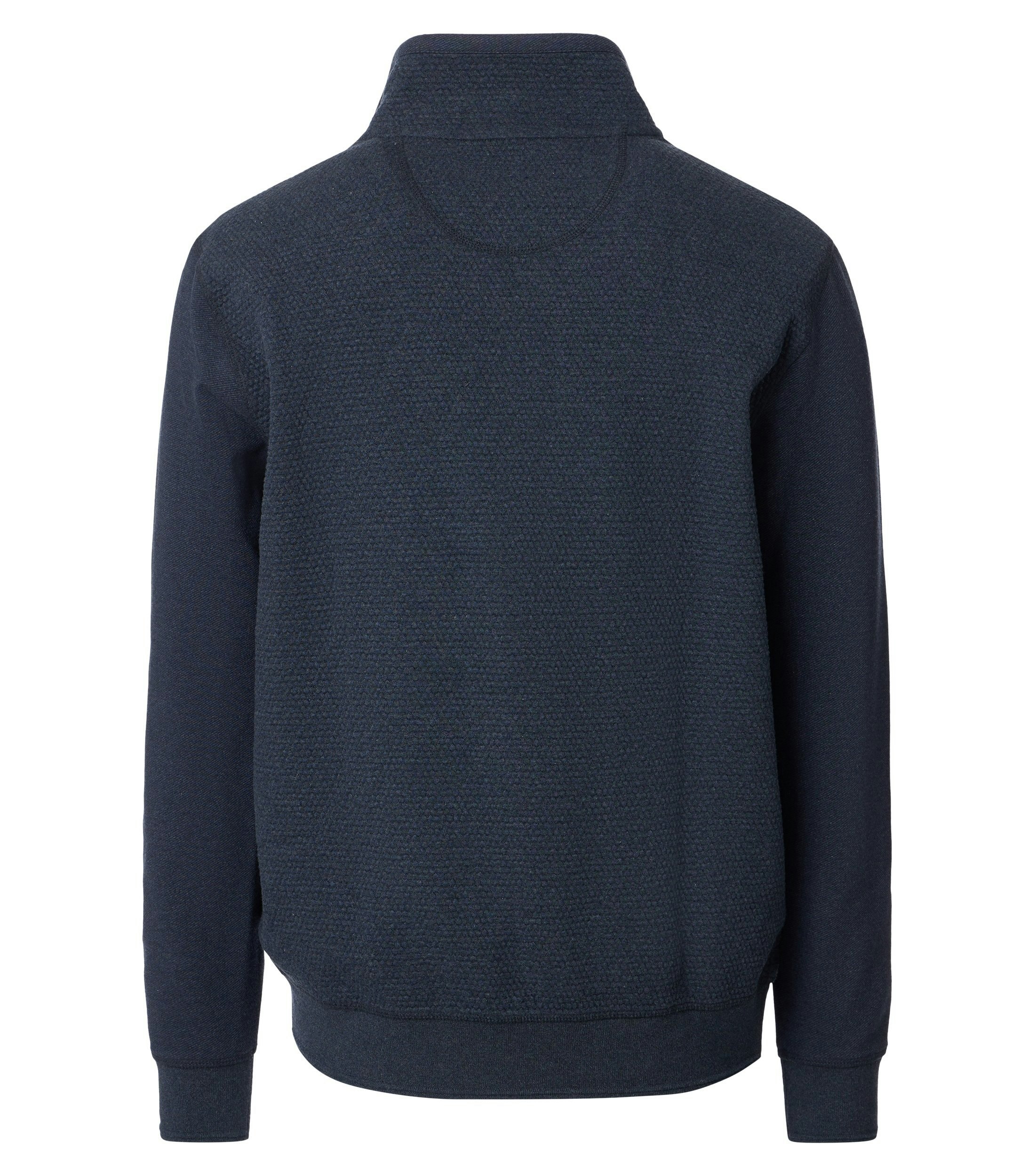 Sweattroyer im unifarbenen Design in der Farbe Blau