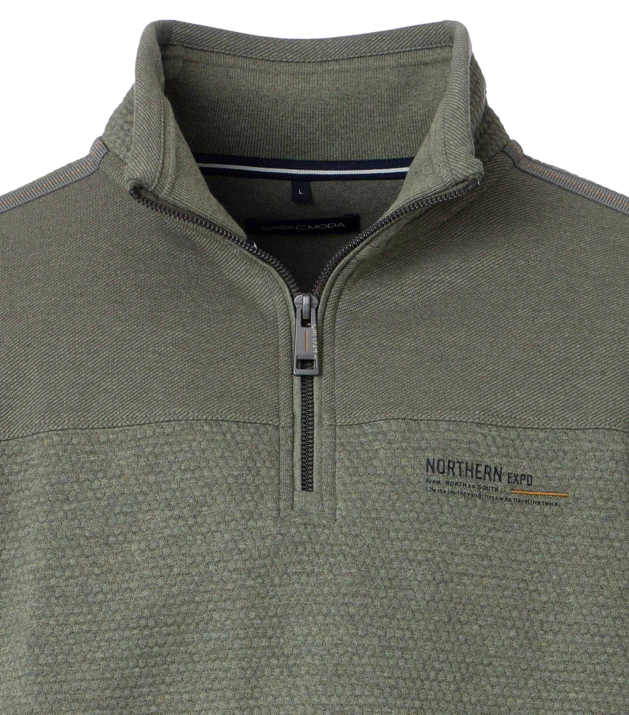 Ein Sweatshirt im uni Muster in der Farbe Grün