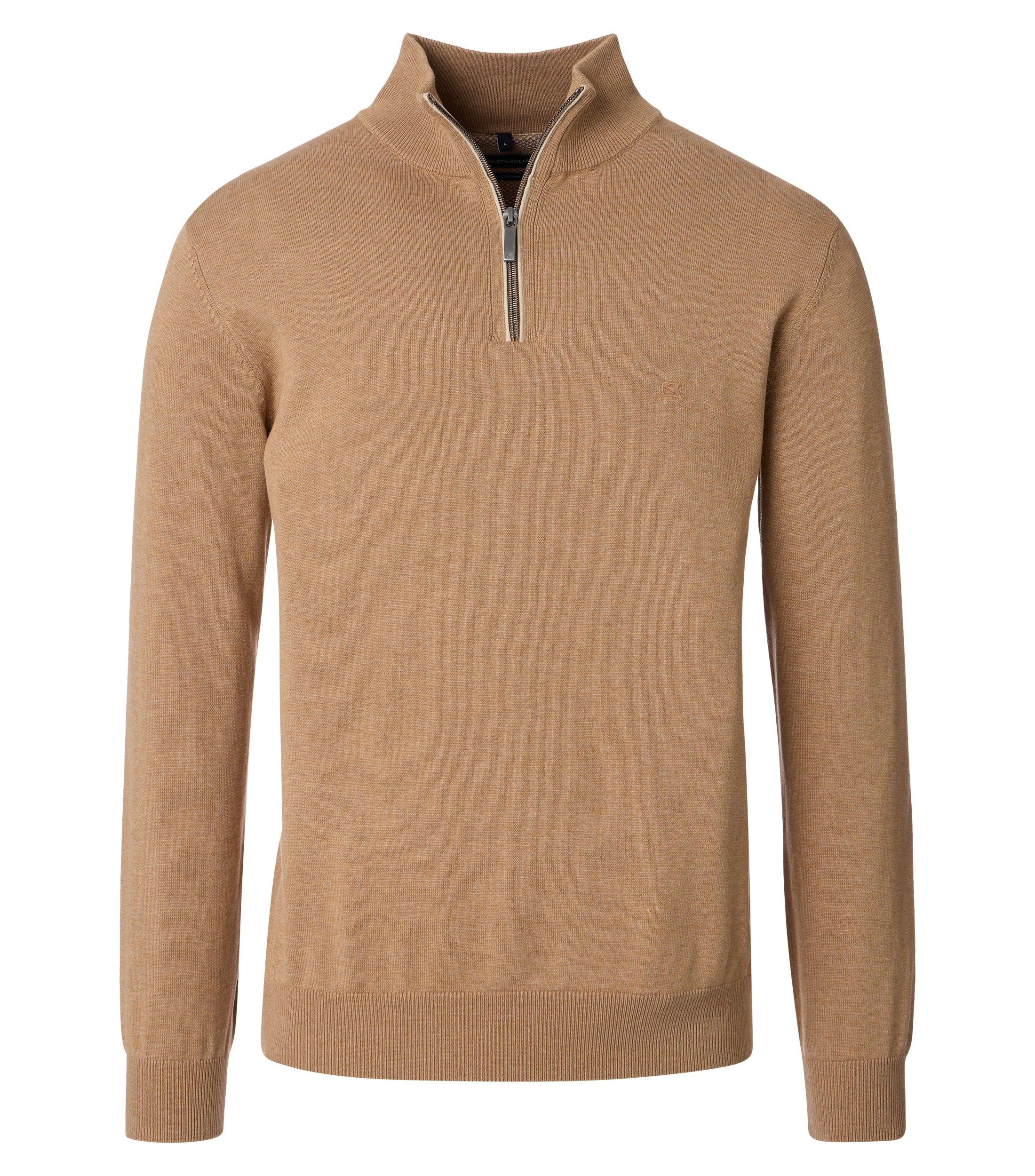 Ein Pullover im uni Muster in der Farbe Braun