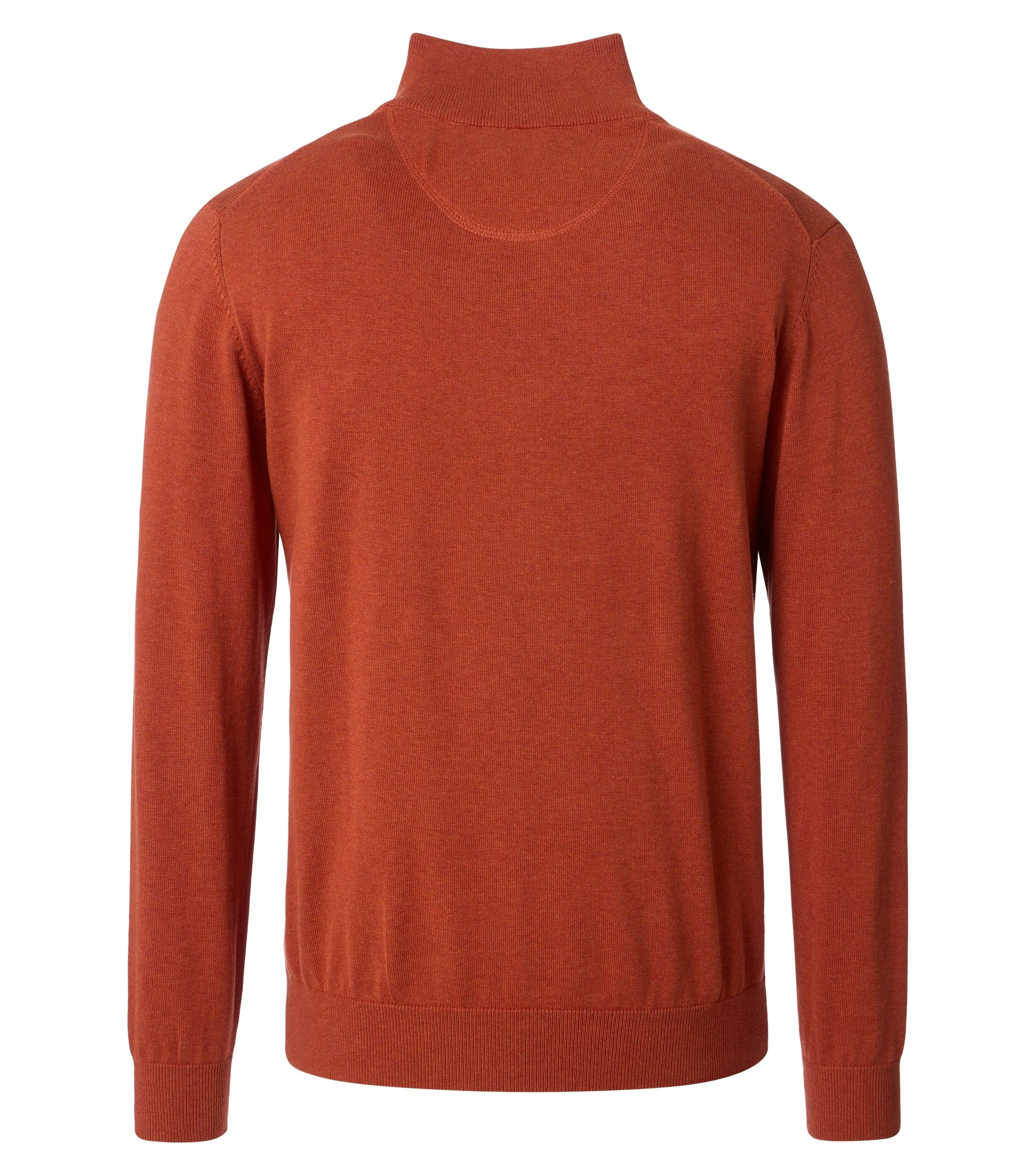 Ein Pullover im uni Muster in der Farbe Rot