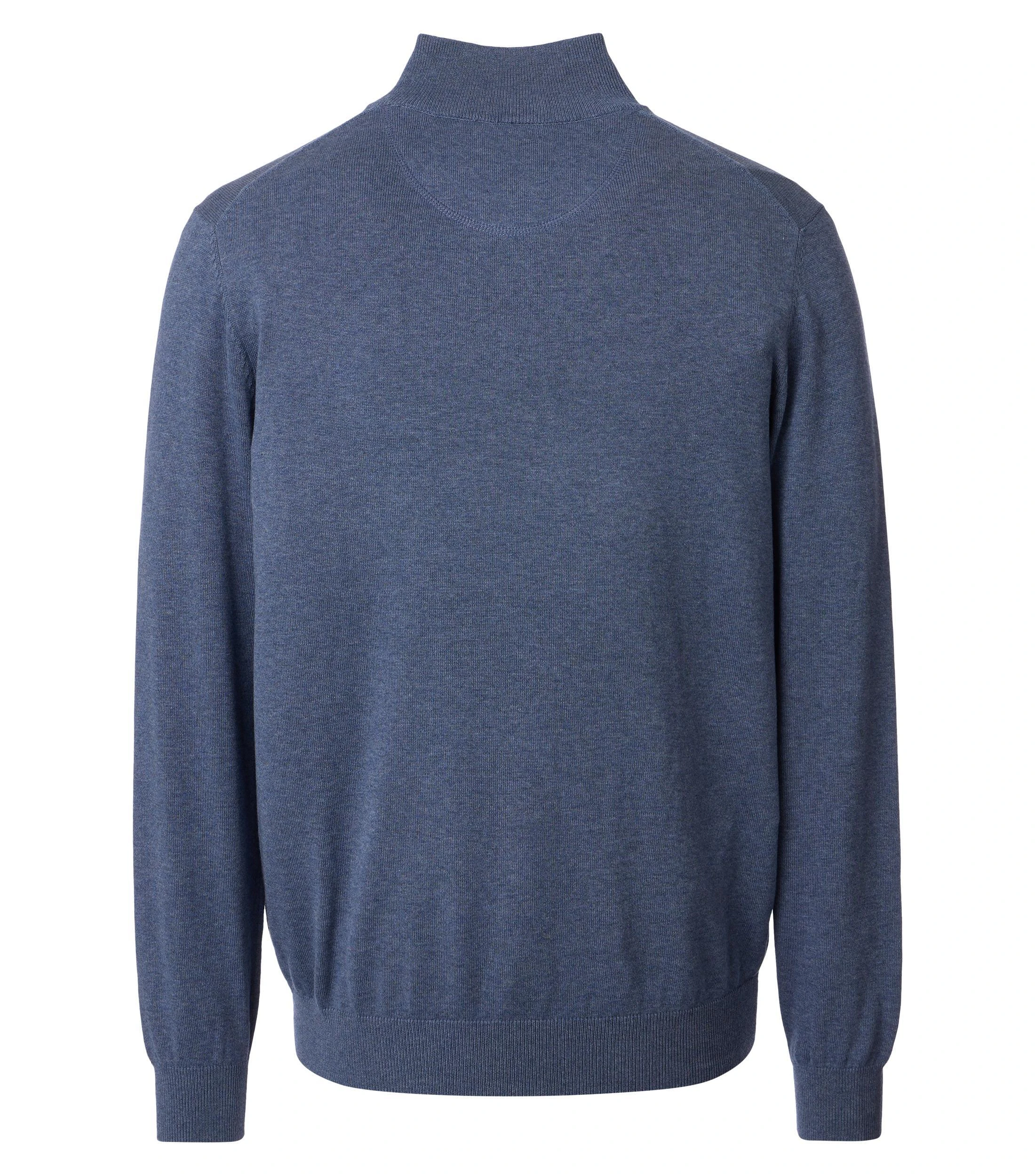 Troyer im unifarbenen Design in der Farbe 132 blau