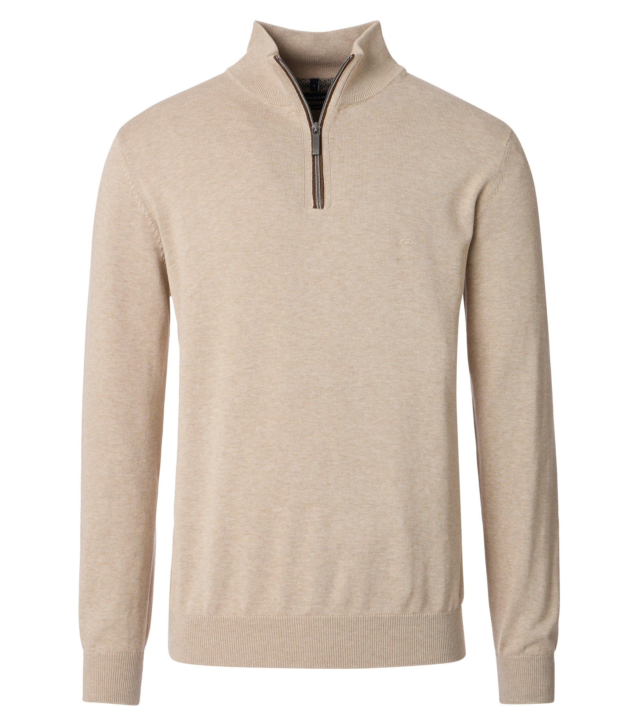 Ein Pullover im uni Muster in der Farbe Beige