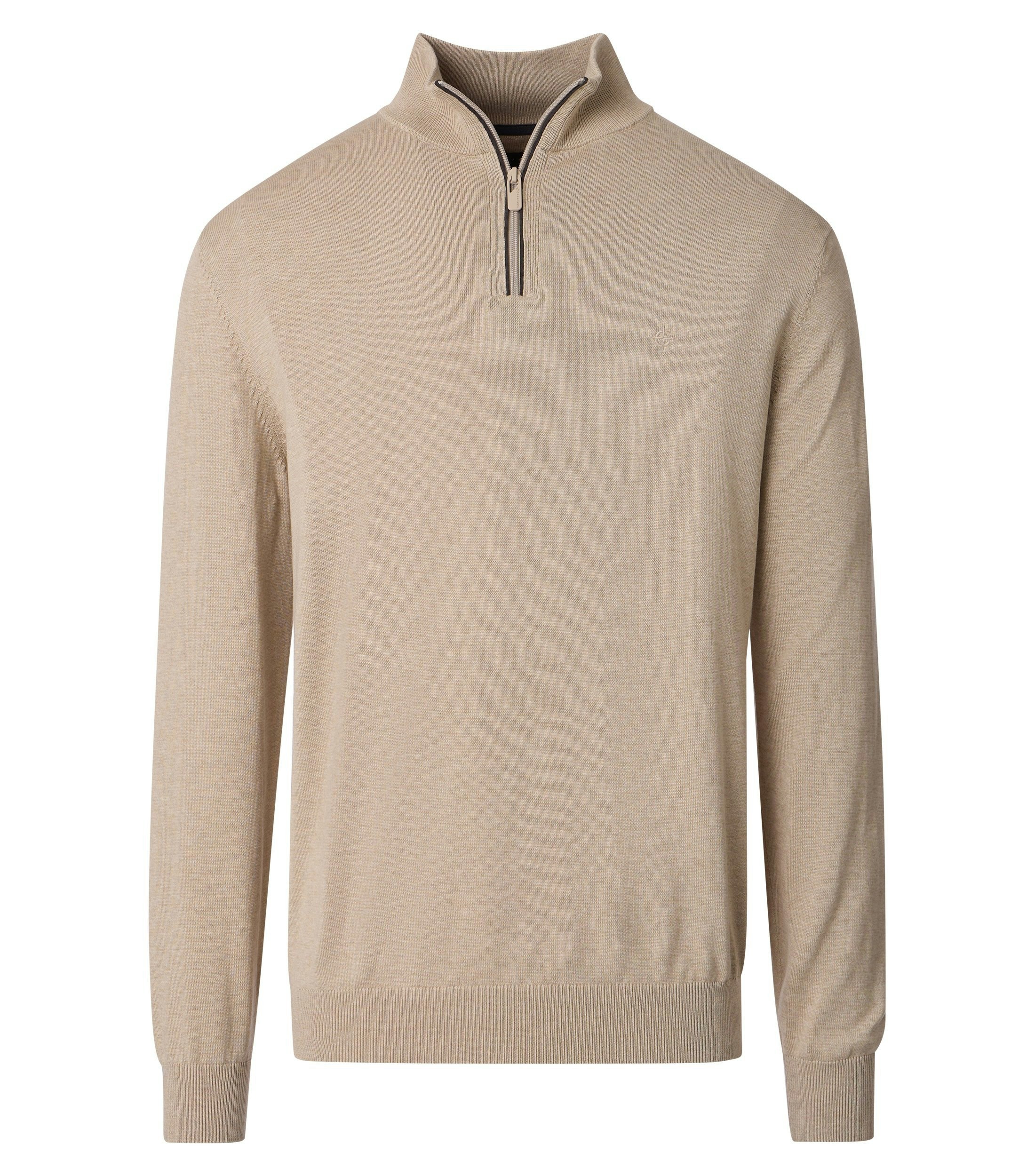 Ein Pullover im uni Muster in der Farbe Beige