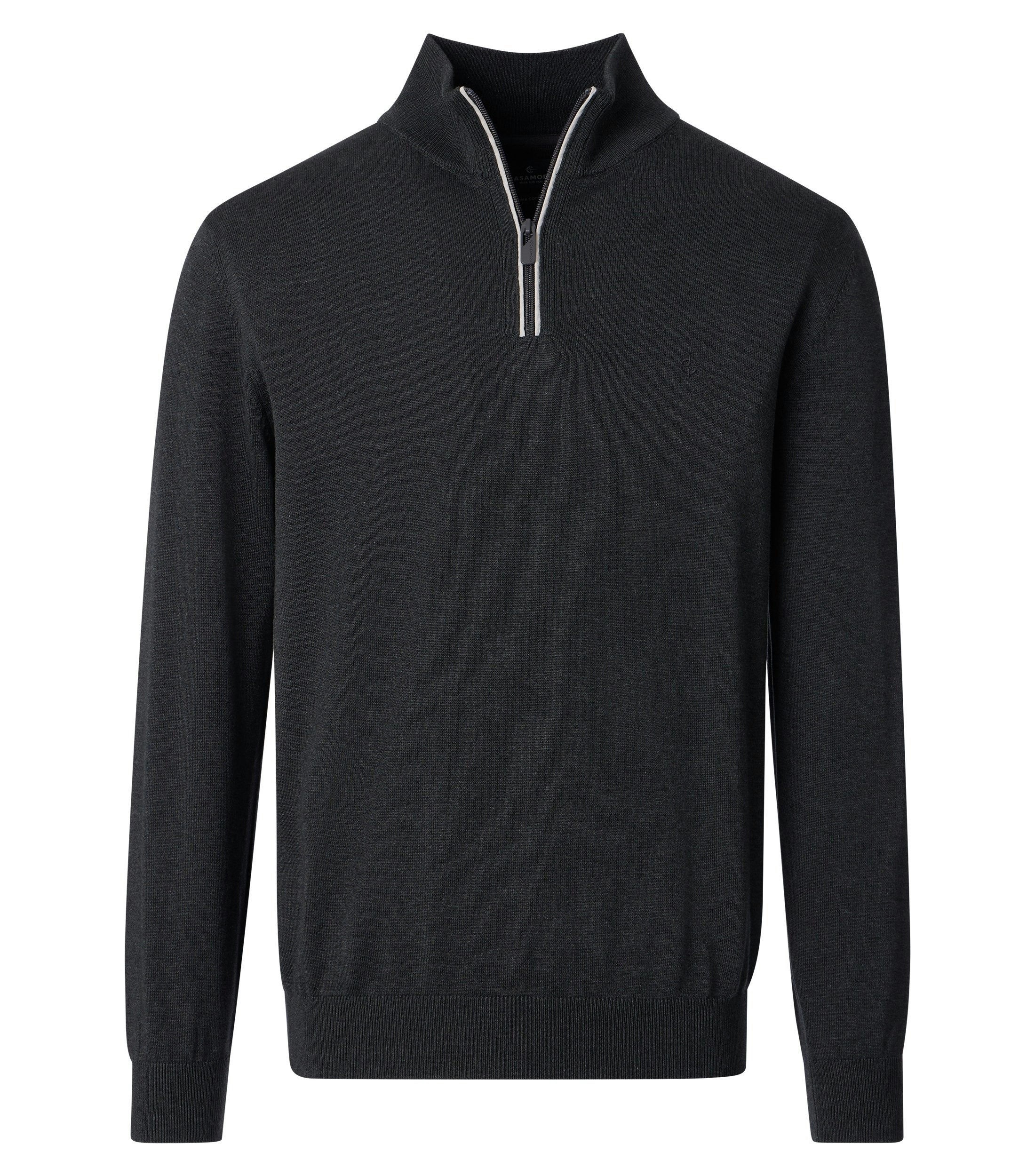 Ein Pullover im uni Muster in der Farbe Schwarz