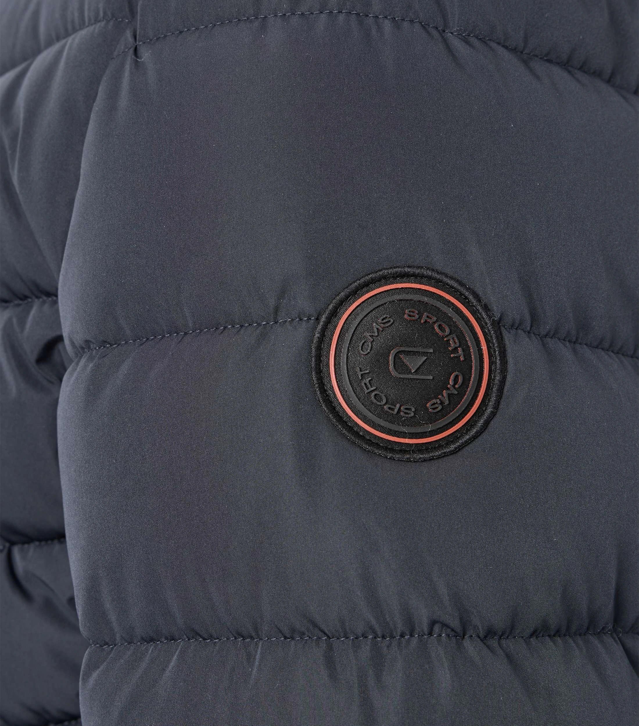 Jacke im unifarbenen Design in der Farbe Blau