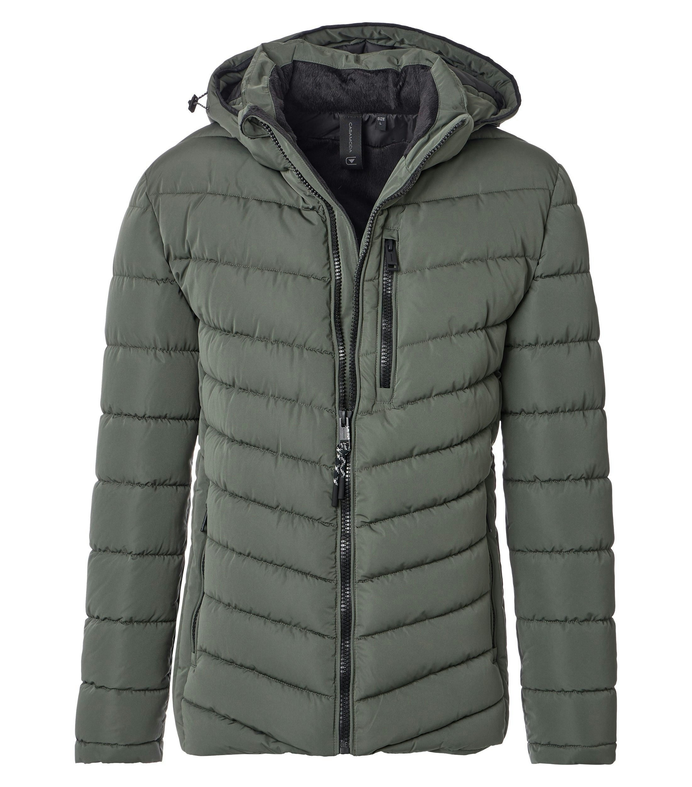 Steppjacke mit Kapuze