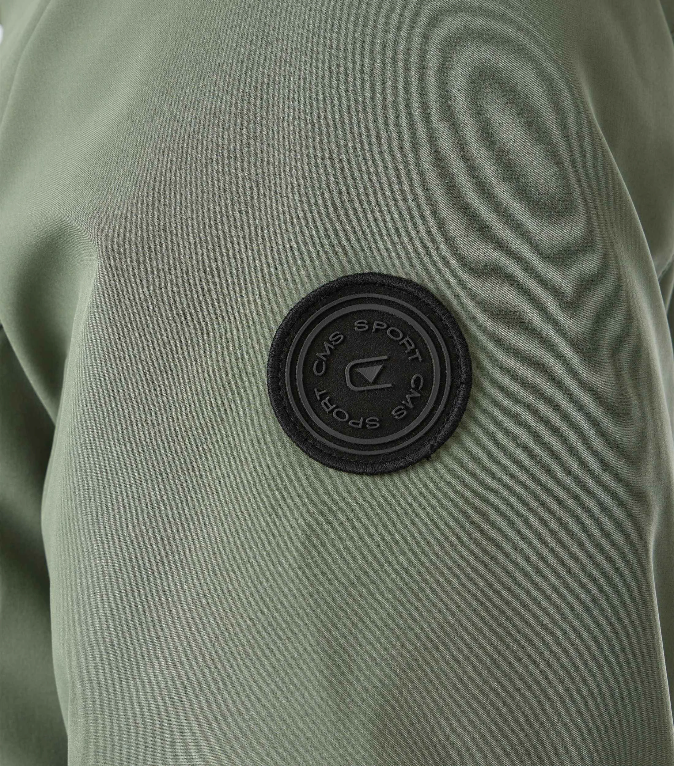 Jacke im unifarbenen Design in der Farbe Türkis
