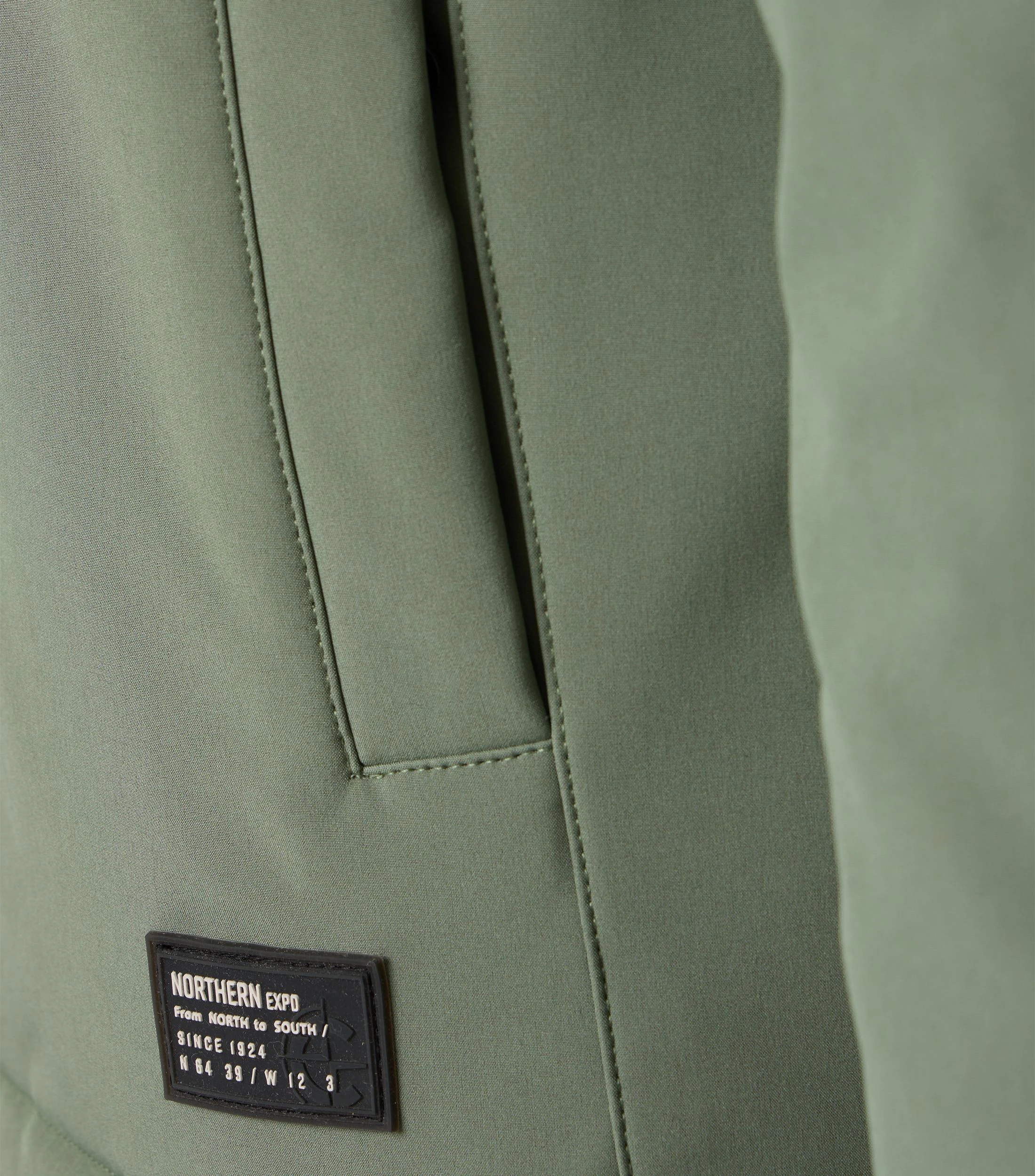 Jacke im unifarbenen Design in der Farbe Türkis
