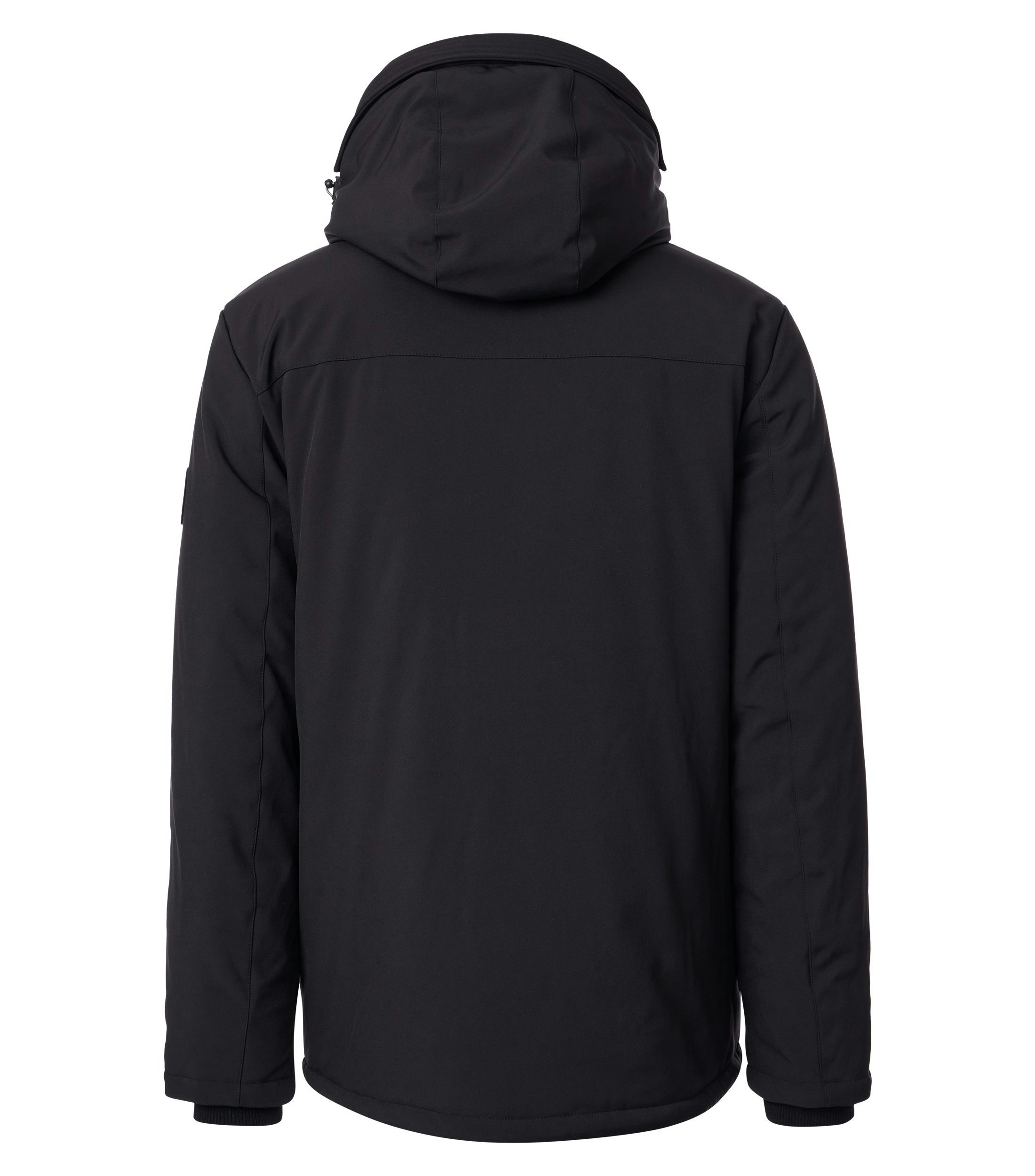 Eine Jacke im uni Muster in der Farbe Schwarz