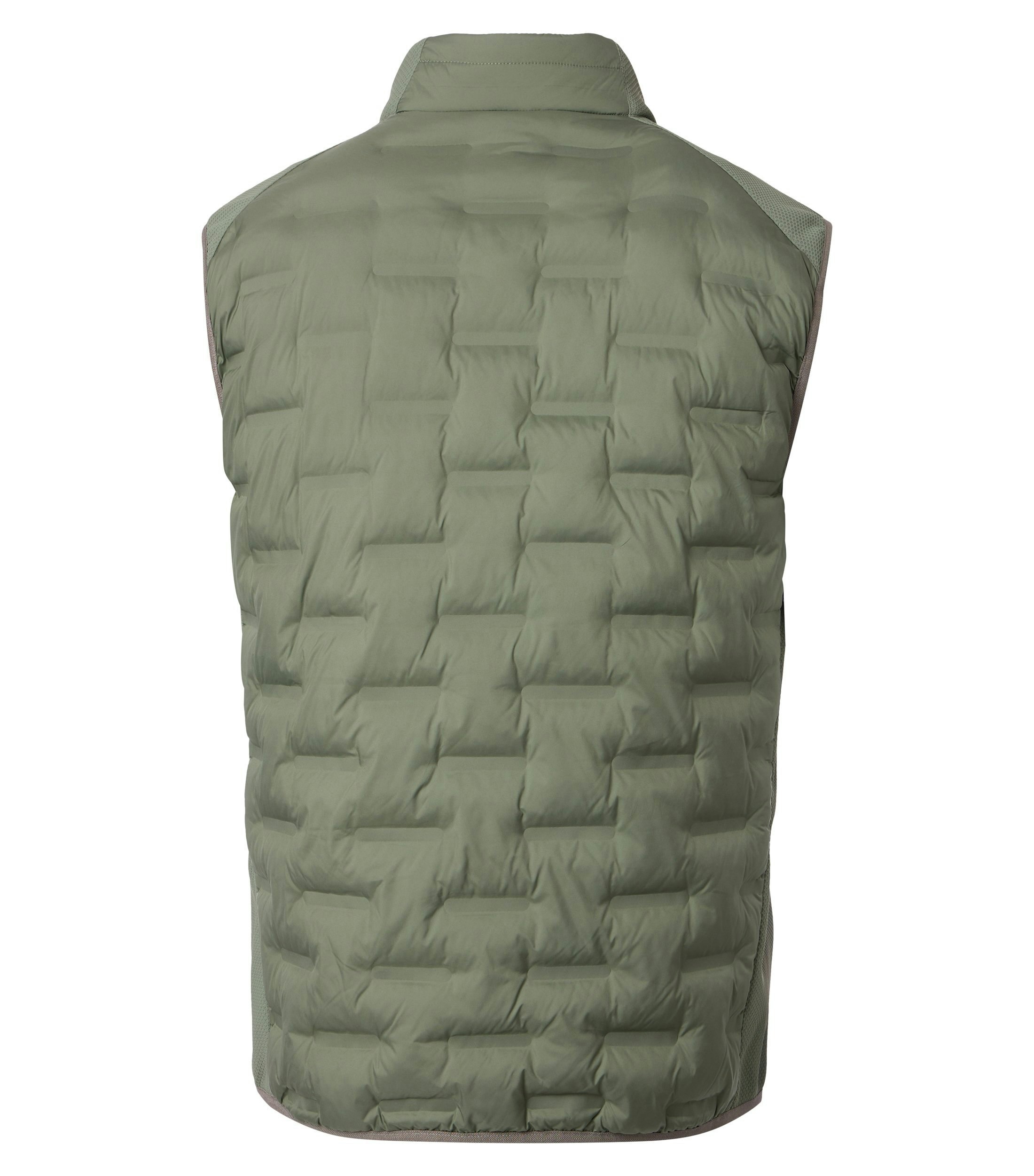 Eine Weste im uni Muster in der Farbe Mint