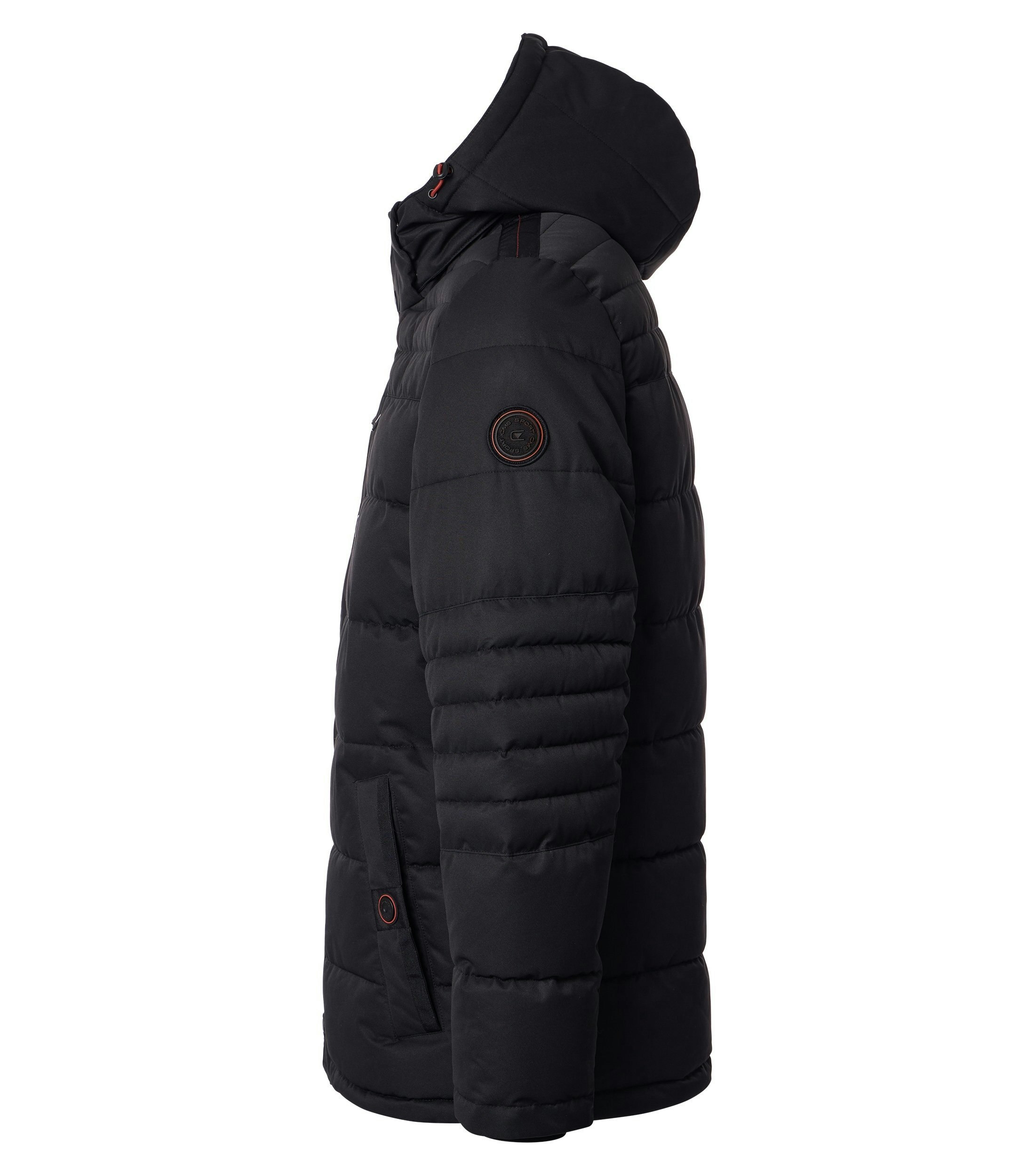 Eine Jacke im uni Muster in der Farbe Schwarz