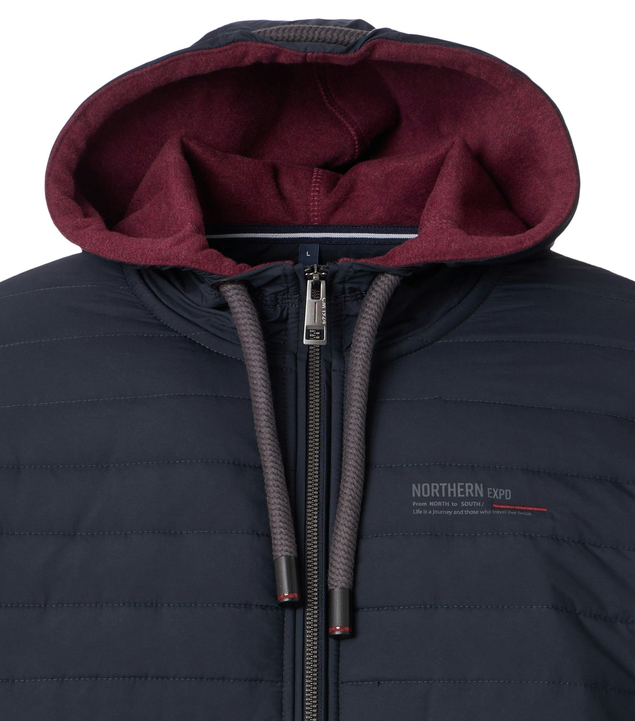 Ein Sweatshirt im uni Muster in der Farbe Dunkelblau