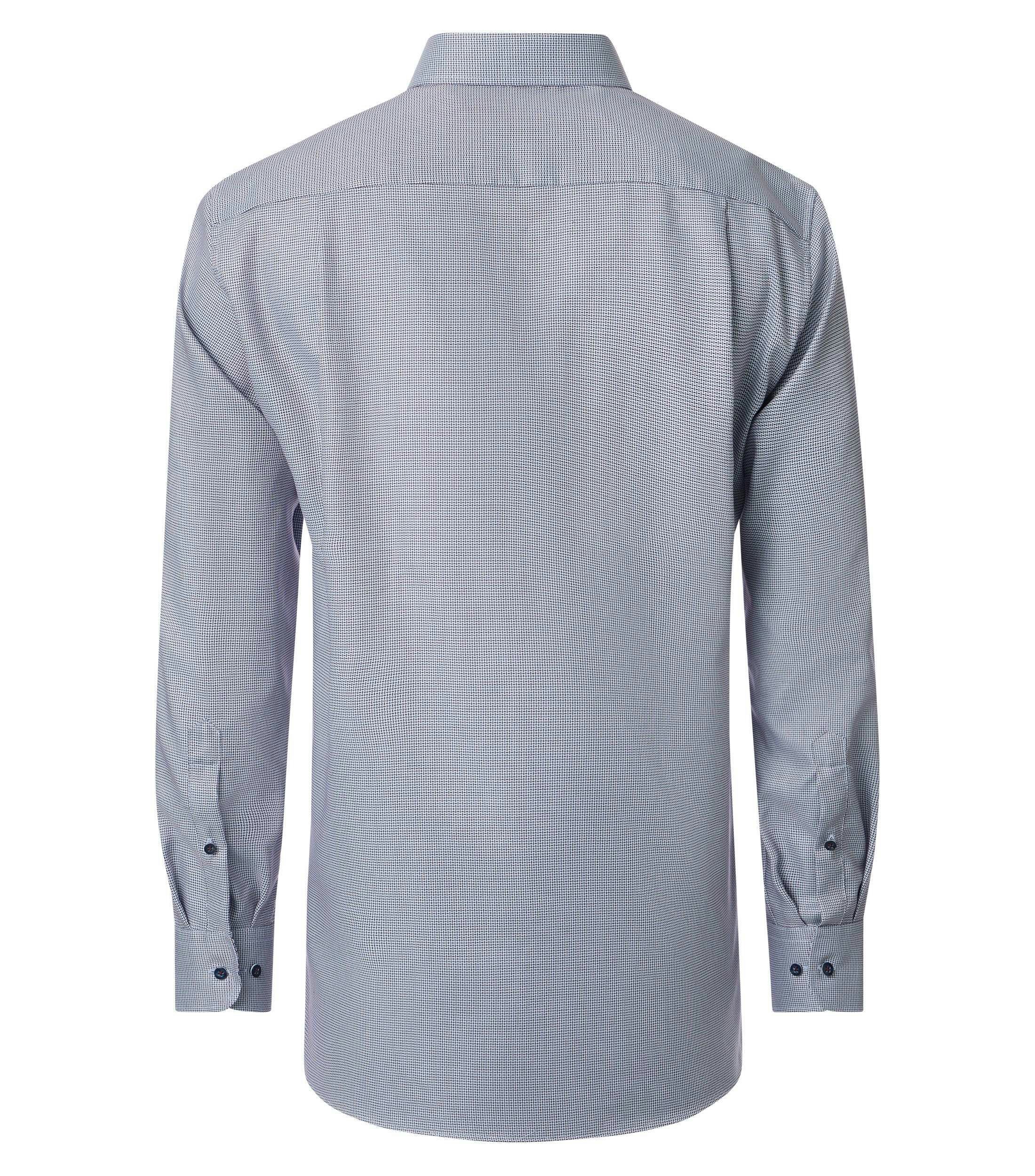 Ein Businesshemd im uni Muster in der Farbe Rot