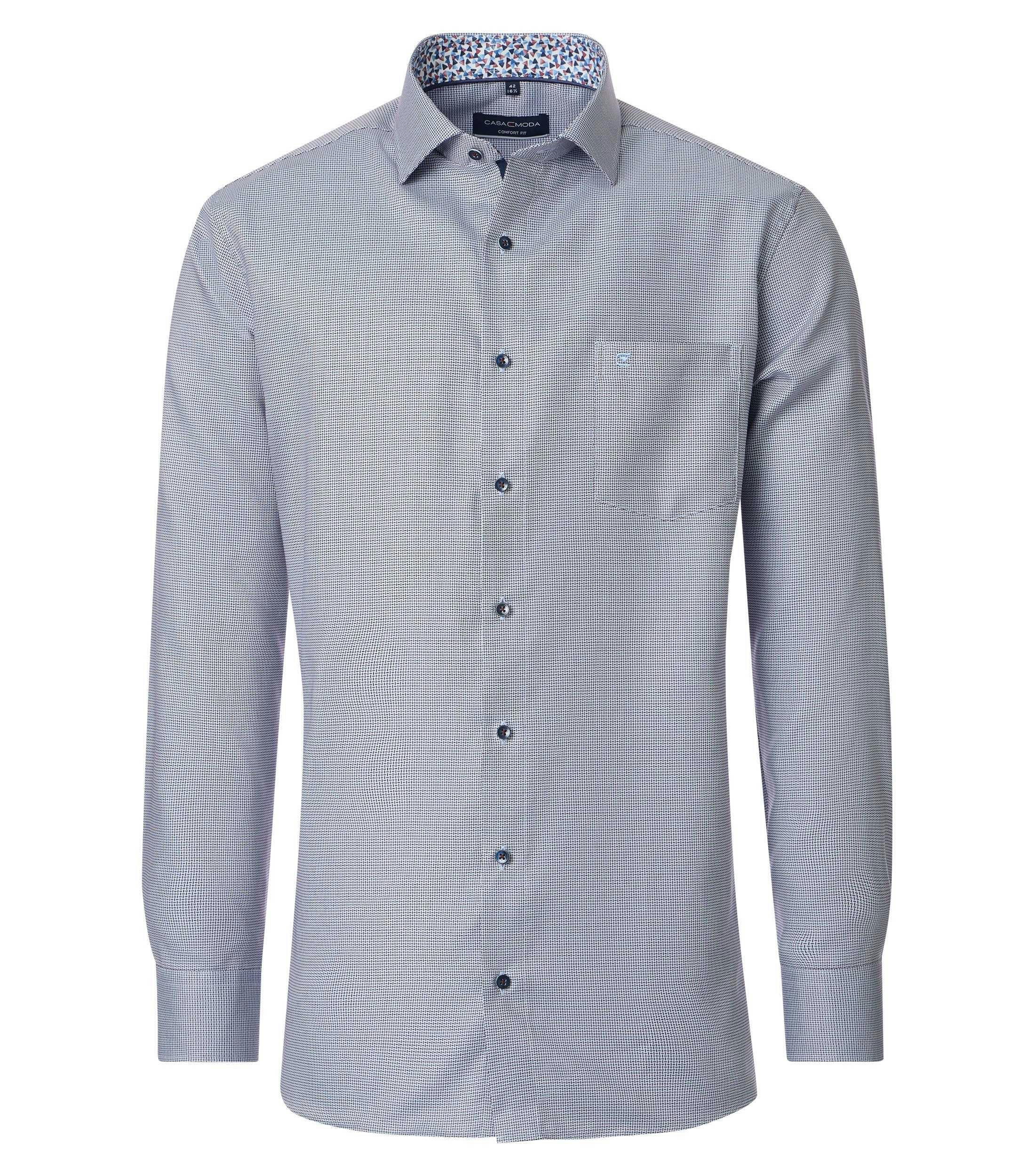 Ein Businesshemd im uni Muster in der Farbe Rot