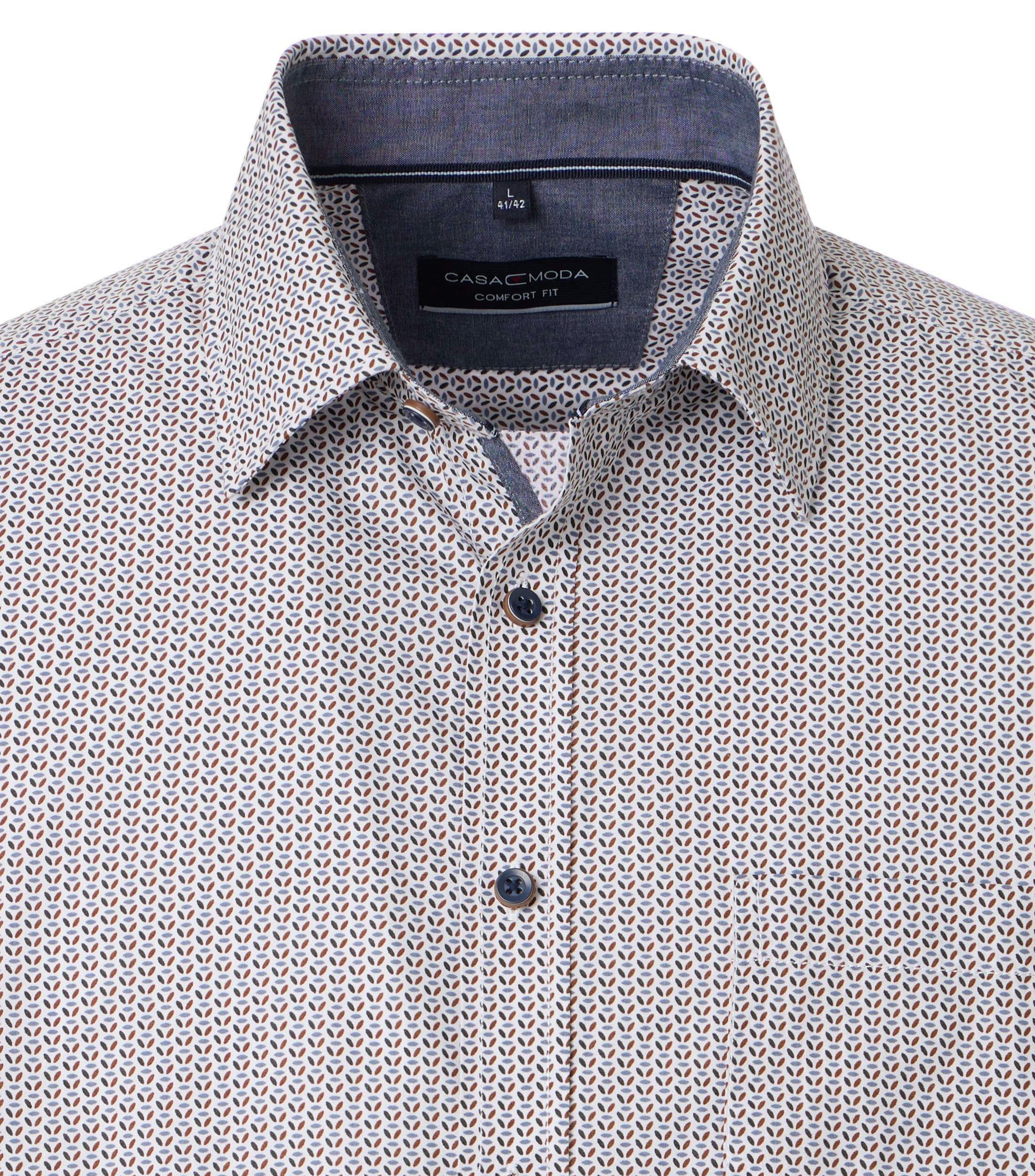 Ein Freizeithemd im Print Muster in der Farbe Grau
