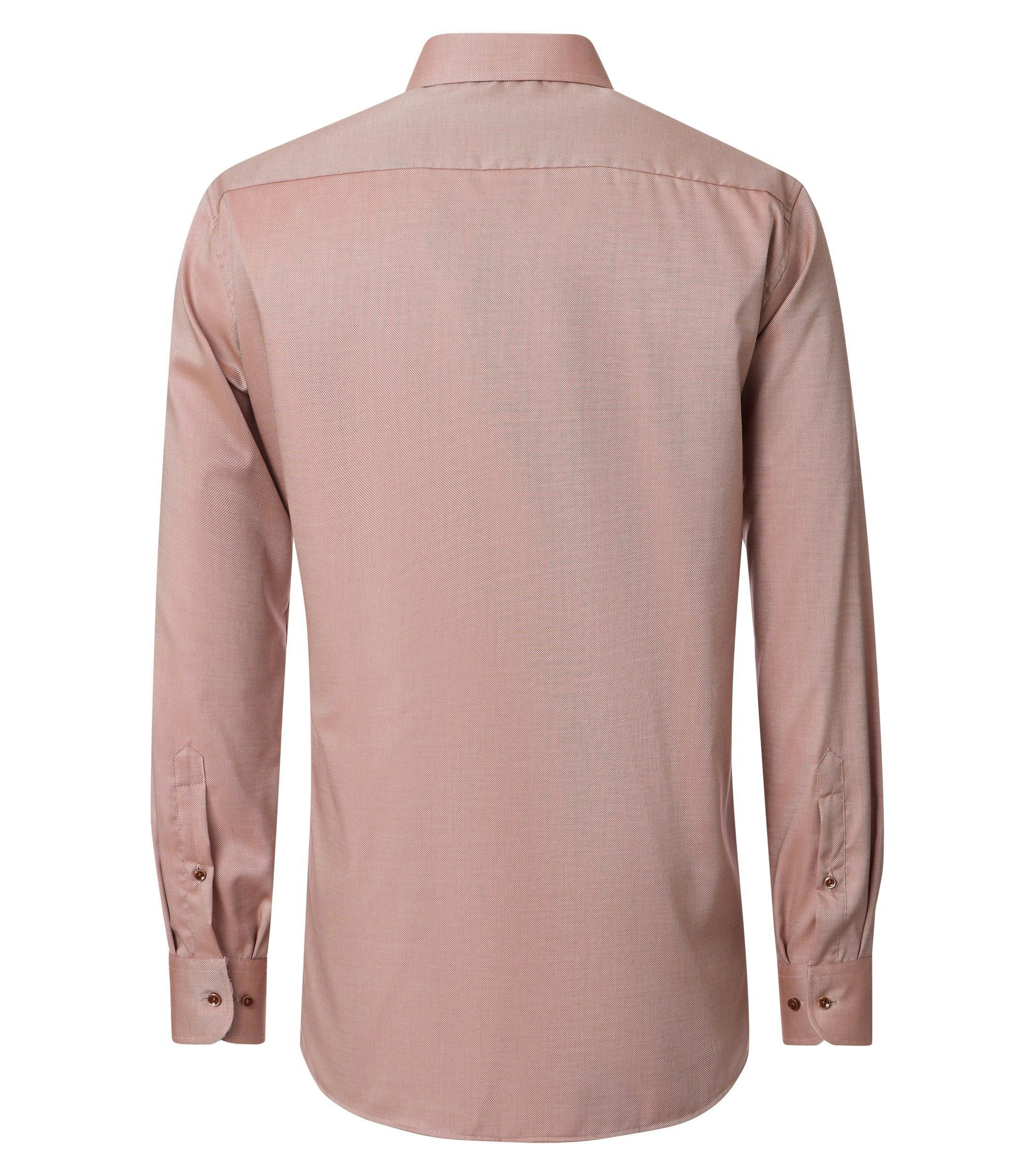 Ein Businesshemd im uni Muster in der Farbe Orange