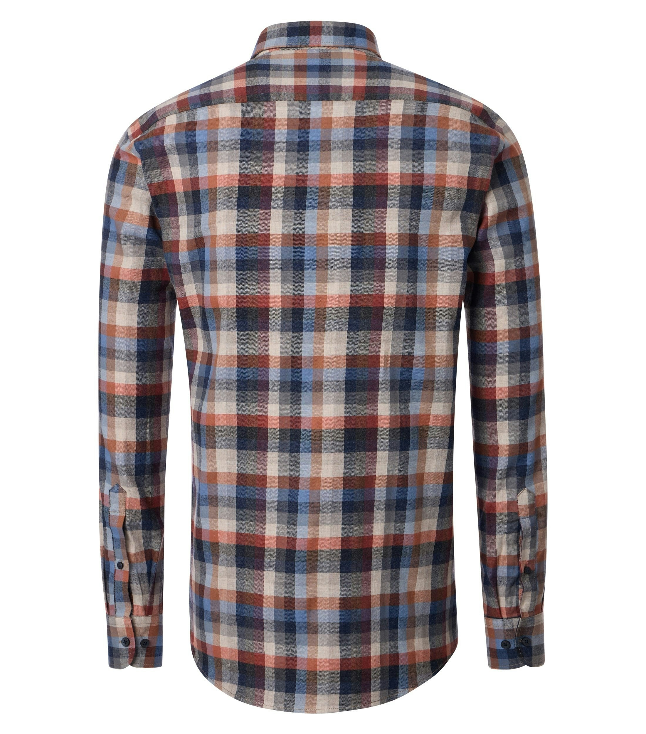 Ein Freizeithemd im kariert Muster in der Farbe Rot