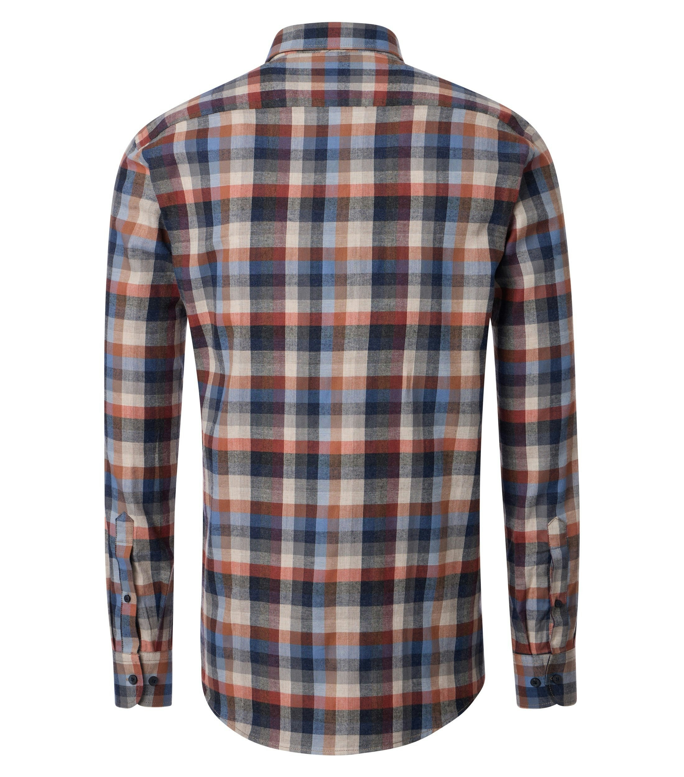 Ein Freizeithemd im kariert Muster in der Farbe Rot