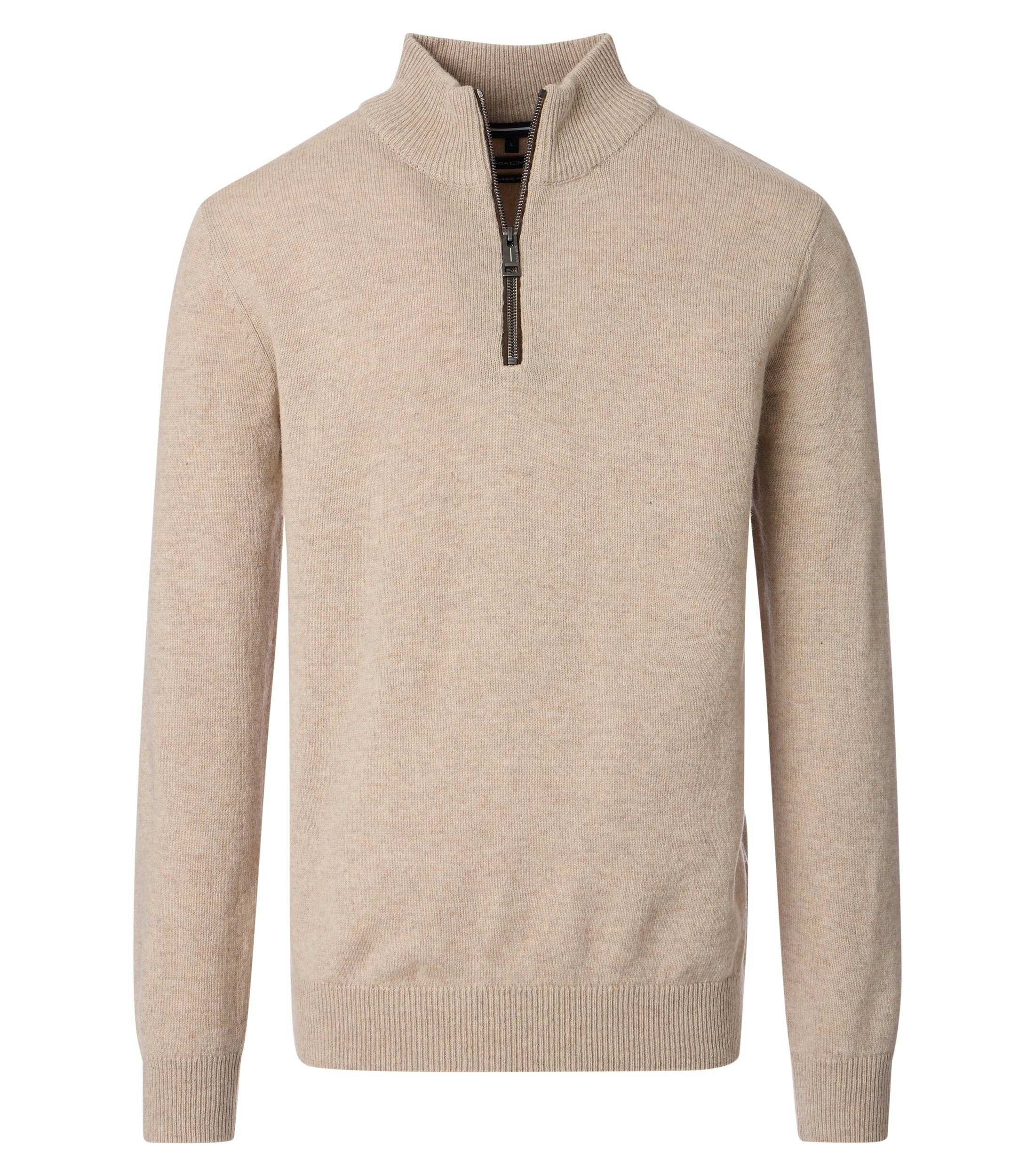 Ein Pullover im uni Muster in der Farbe Beige