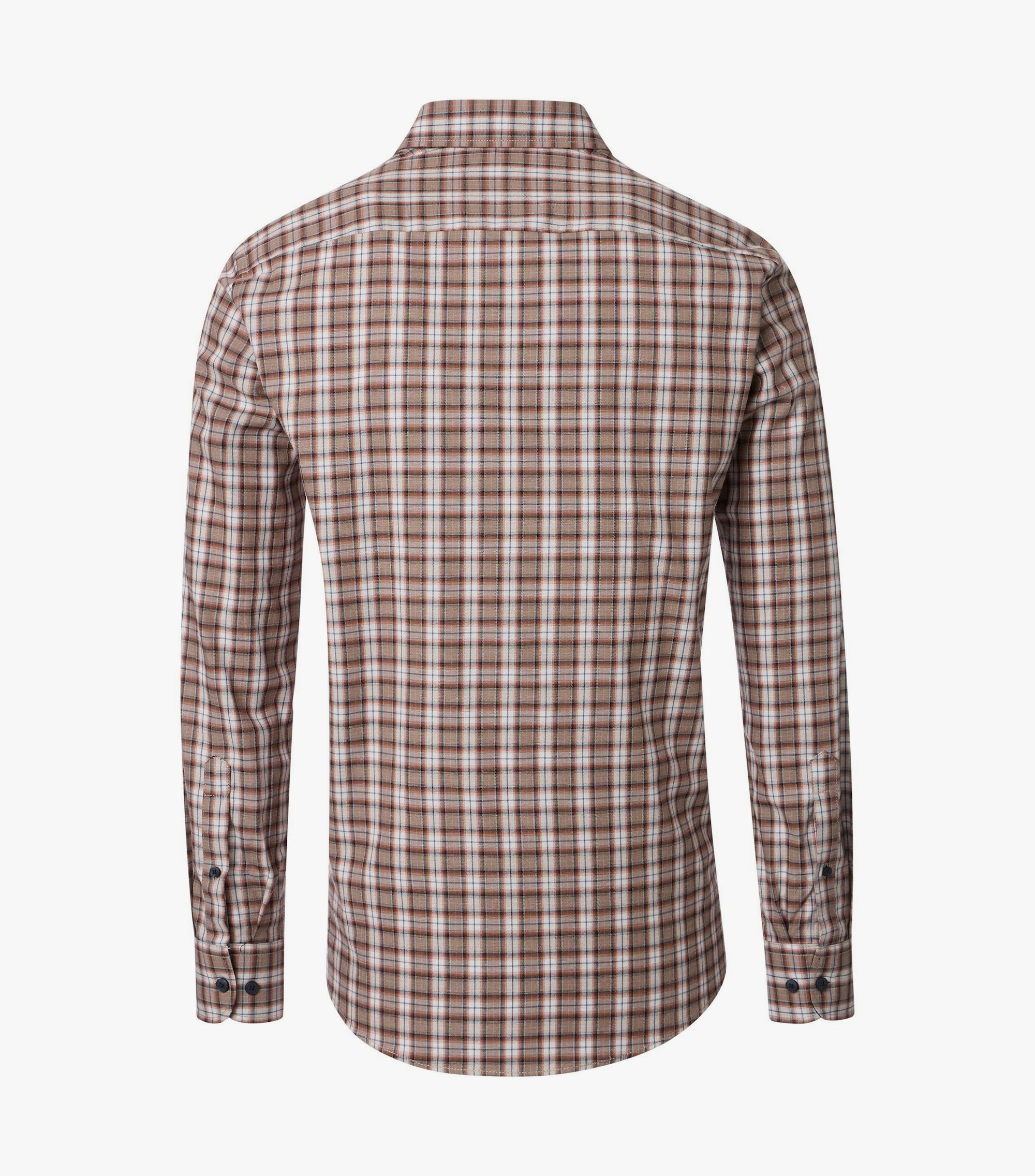 Ein Freizeithemd im kariert Muster in der Farbe Beige