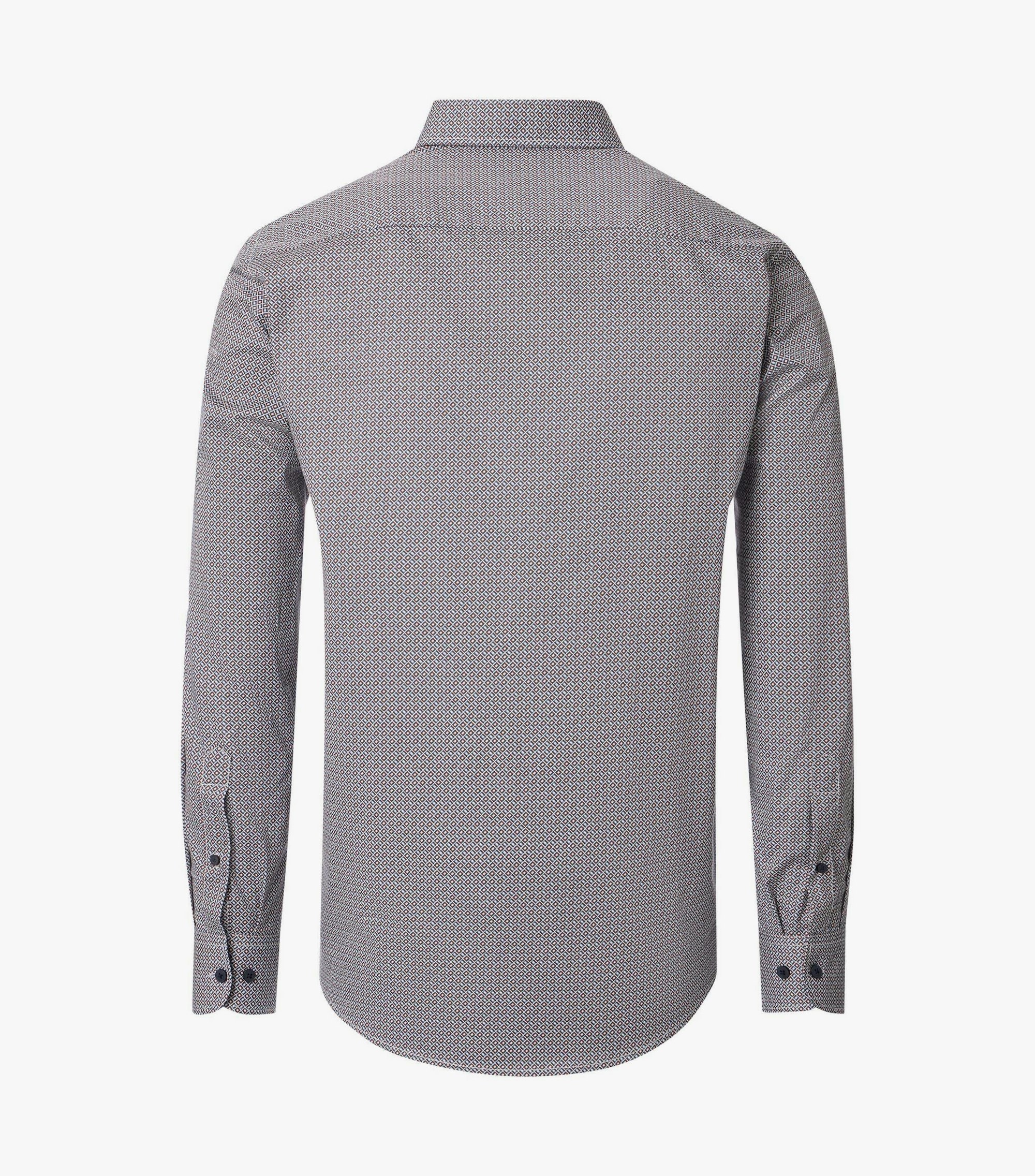 Ein Freizeithemd im Print Muster in der Farbe Grau