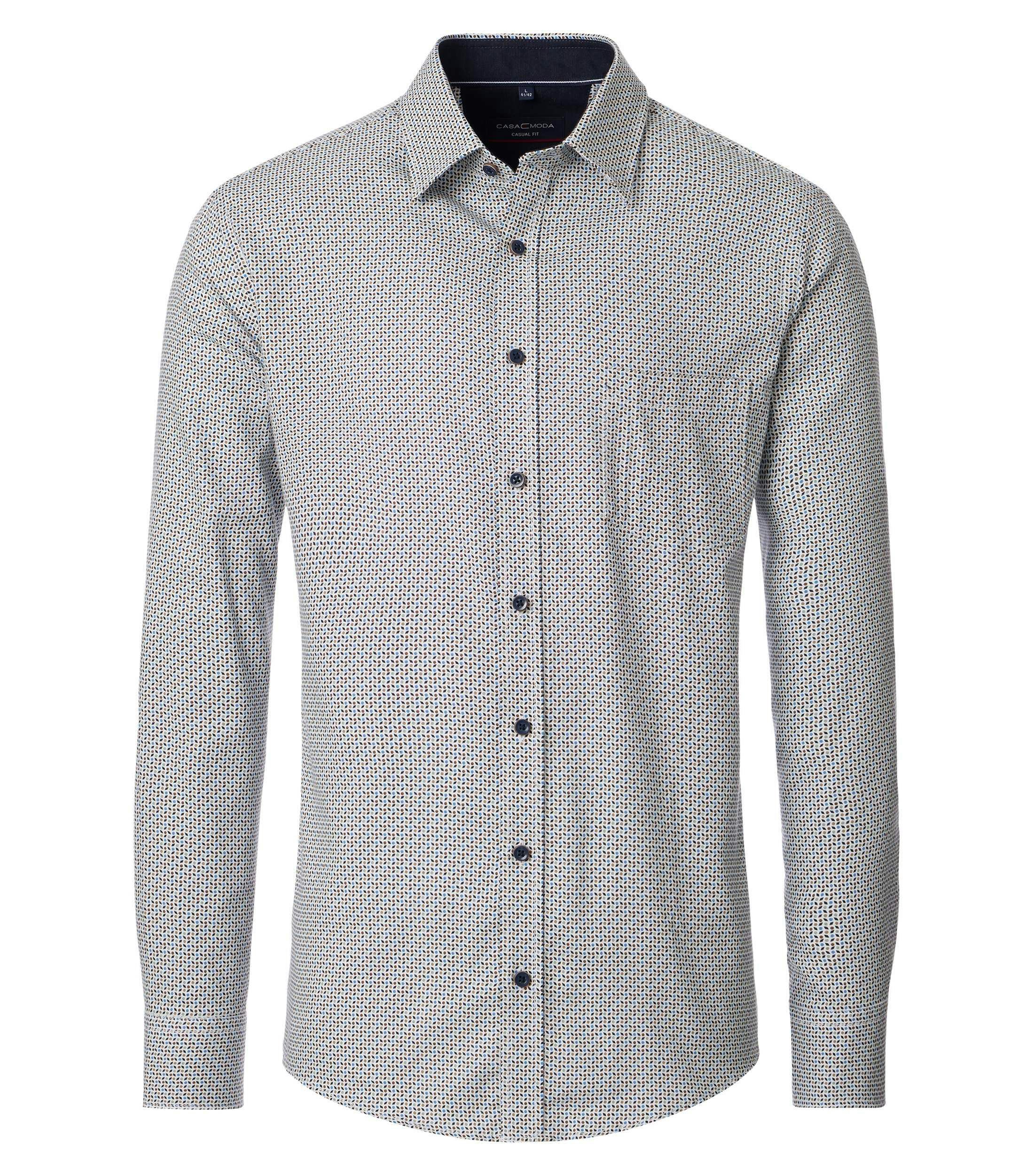 Ein Freizeithemd im Print Muster in der Farbe HellgrÃ¼n