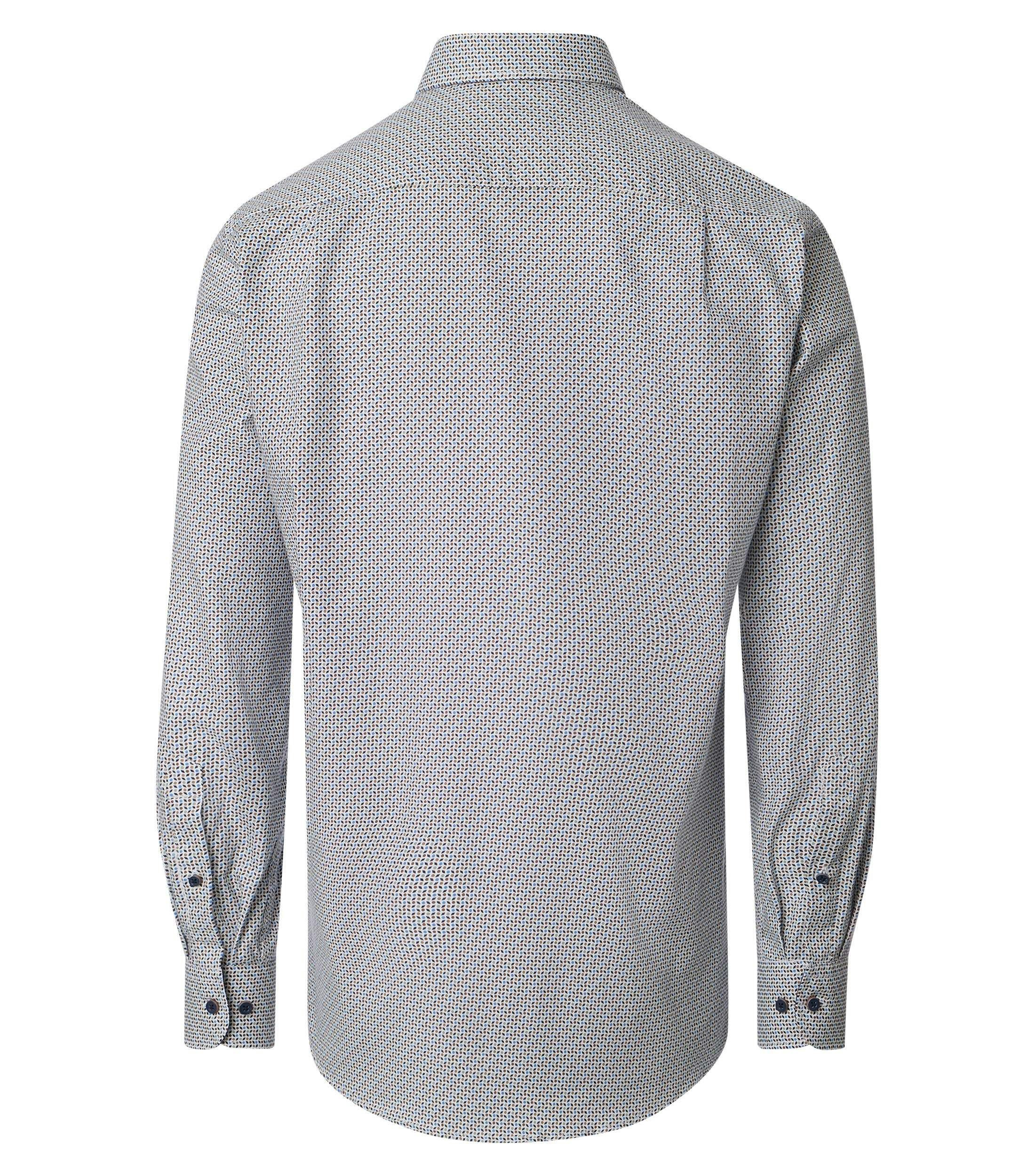 Ein Freizeithemd im Print Muster in der Farbe GrÃ¼n