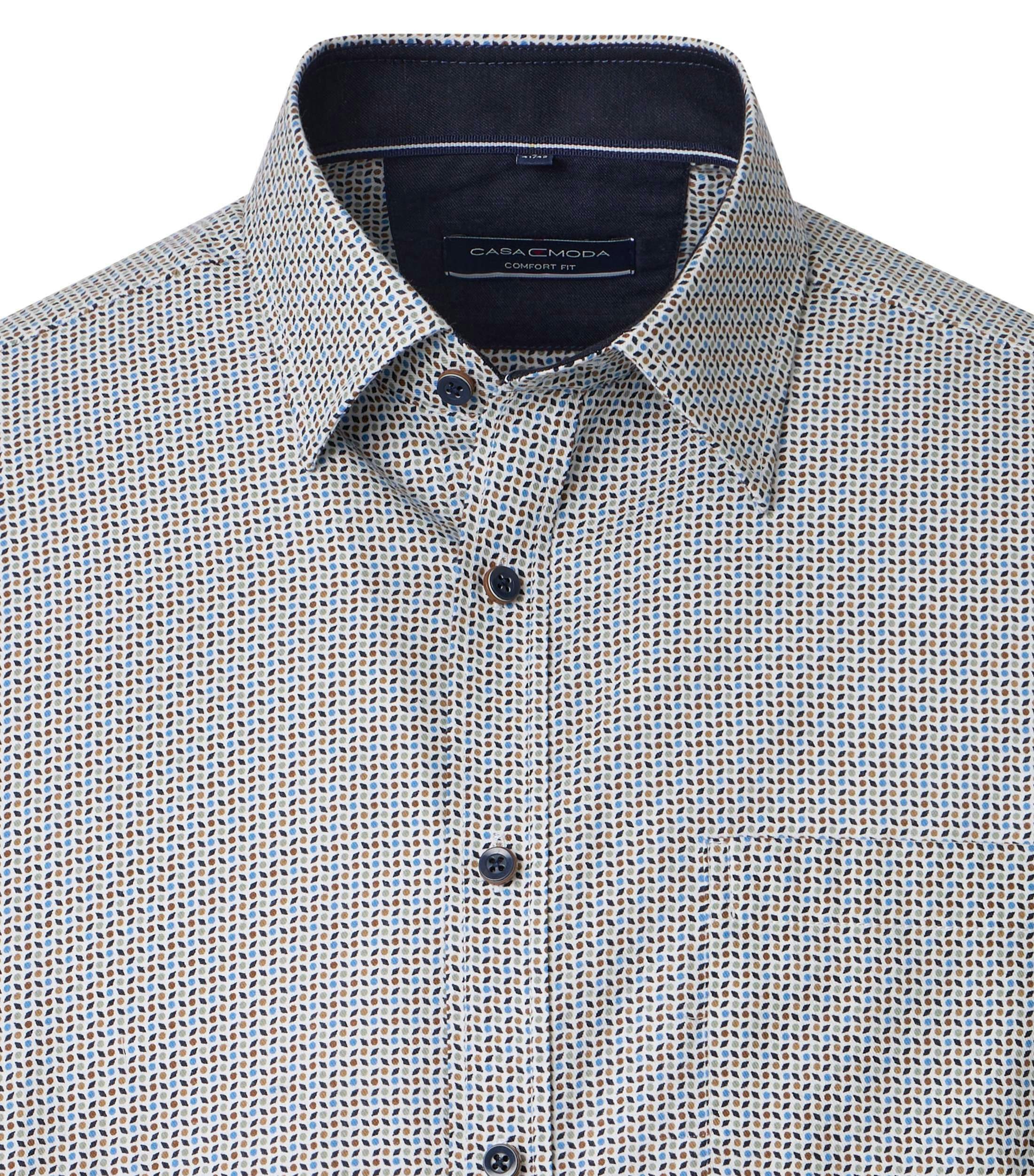 Ein Freizeithemd im Print Muster in der Farbe GrÃ¼n