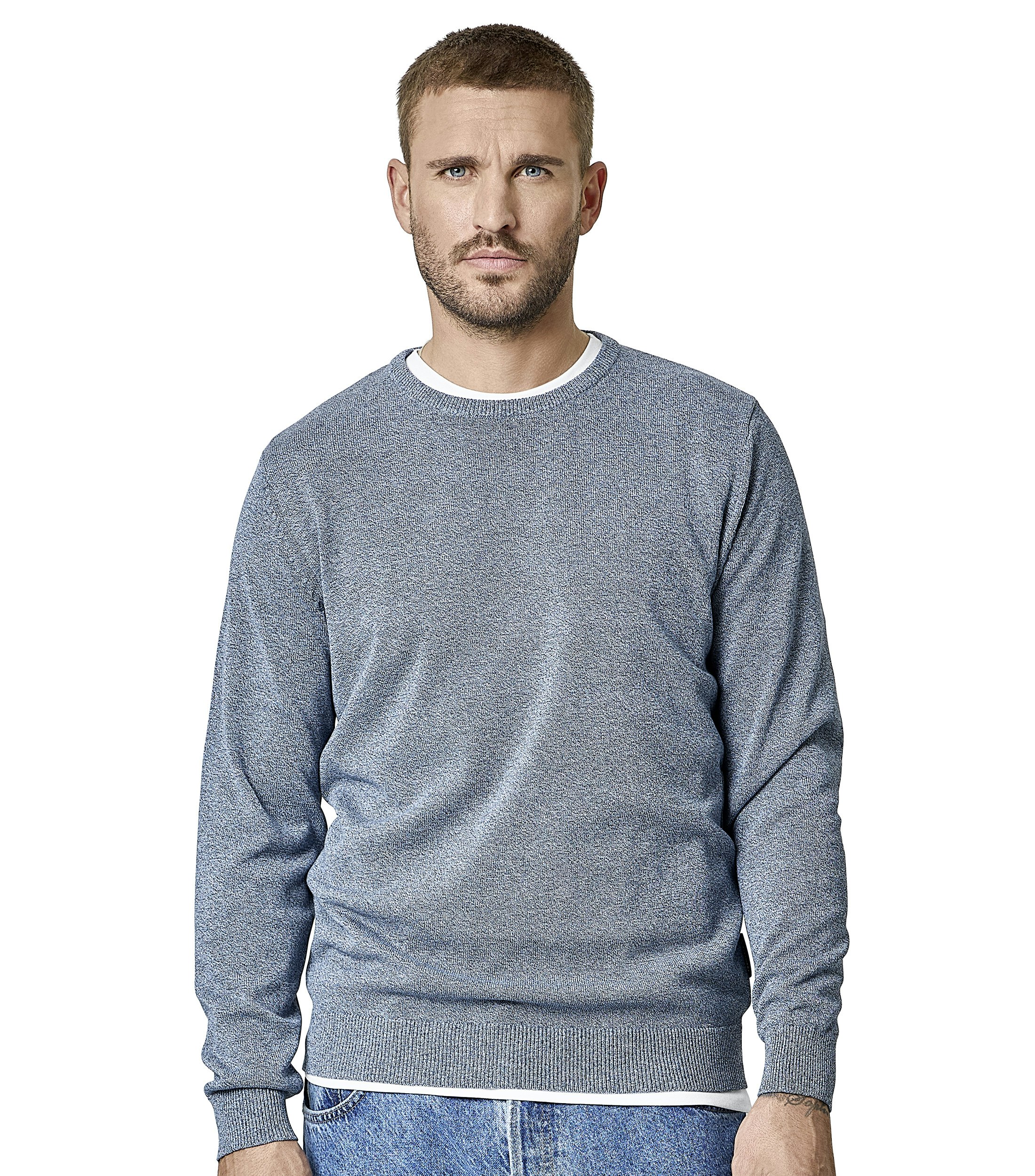 Pullover in graues Mittelblau - CASAMODA