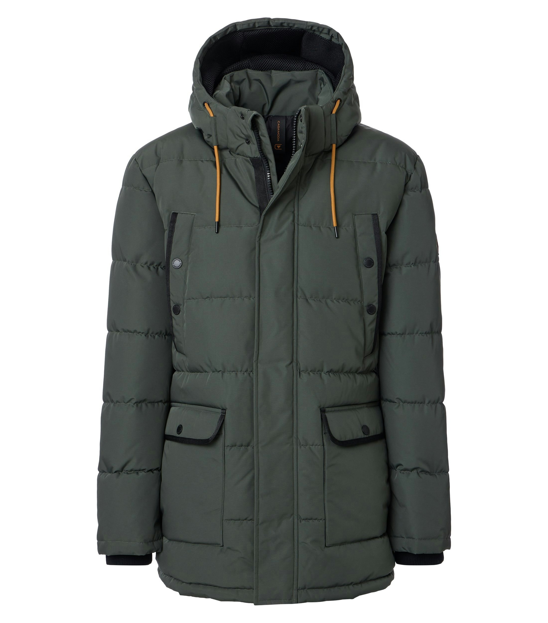 Eine Jacke im uni Muster in der Farbe TÃ¼rkisgrÃ¼n