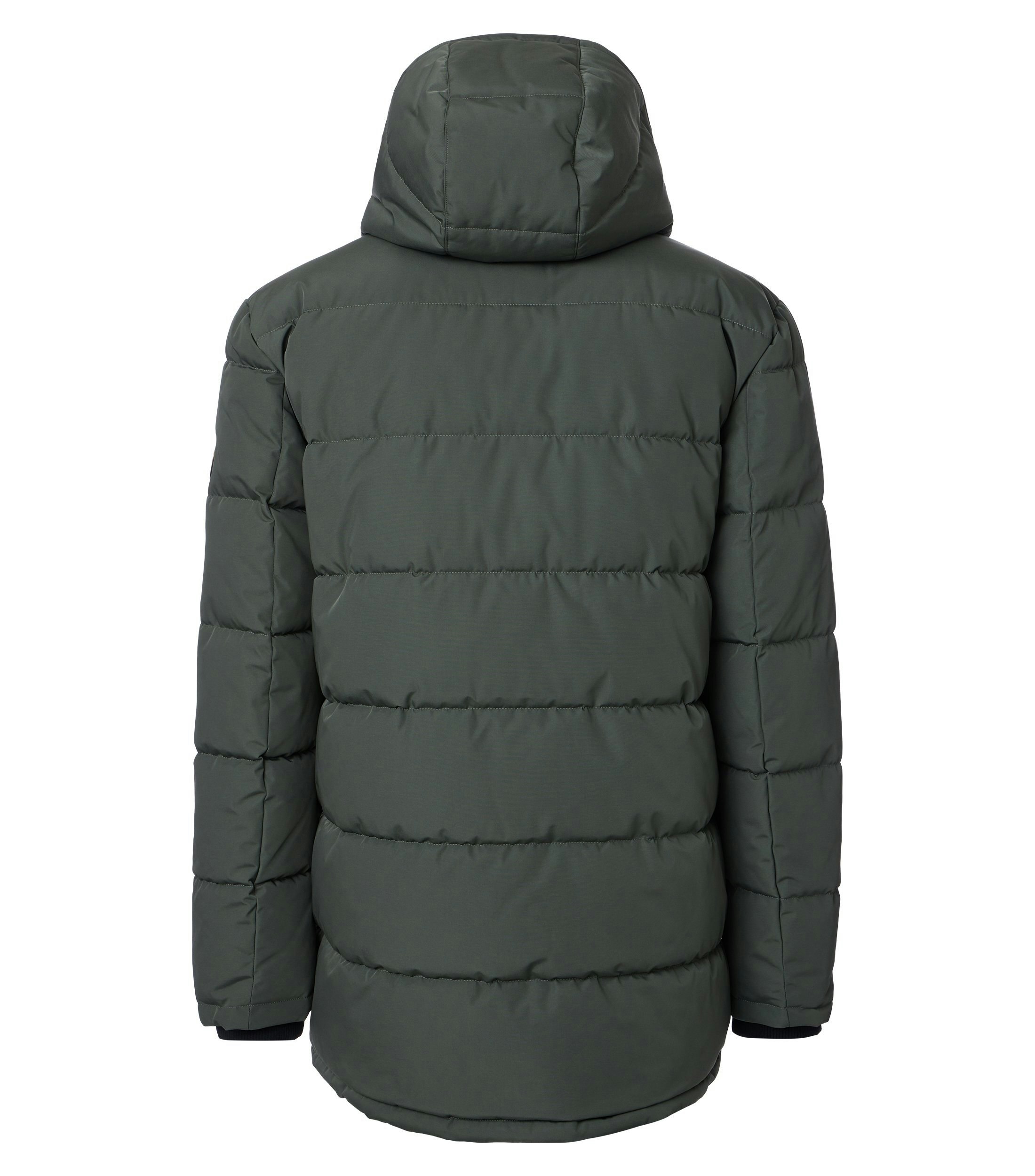 Eine Jacke im uni Muster in der Farbe TÃ¼rkisgrÃ¼n