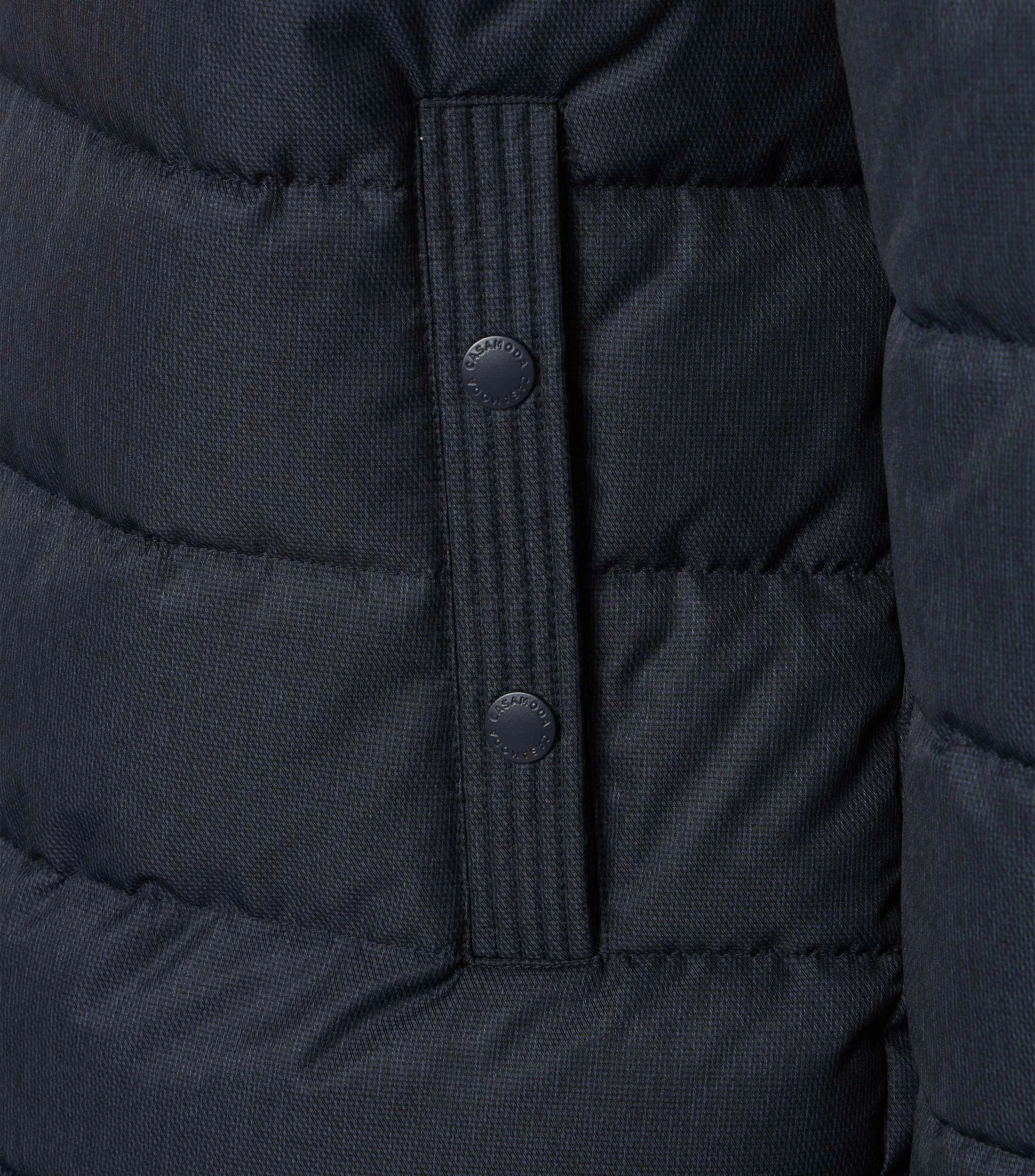 Jacke im unifarbenen Design in der Farbe Mittelblau