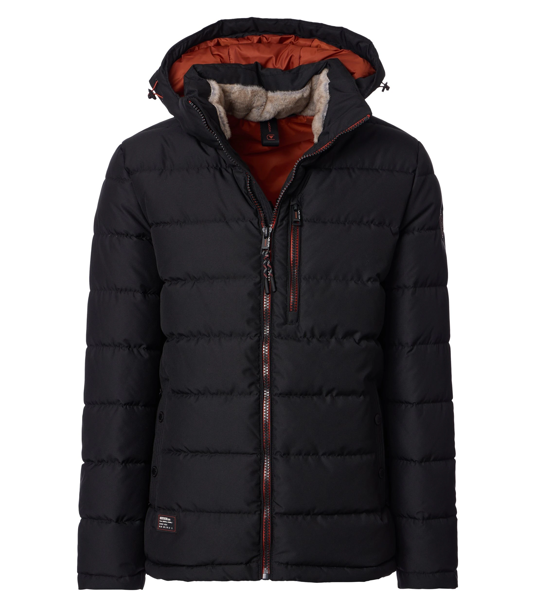 Steppjacke mit Kapuze