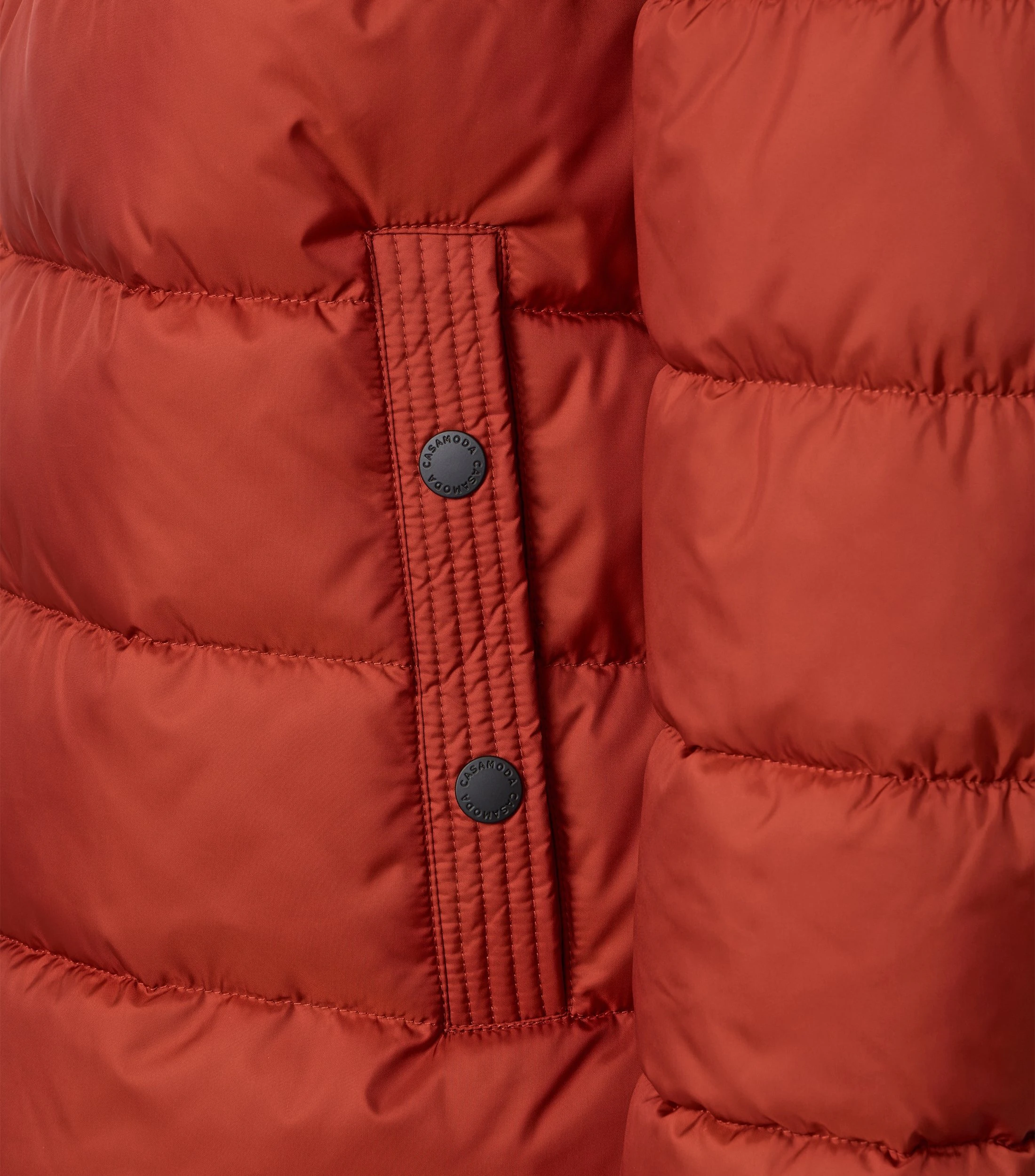 Jacke im unifarbenen Design in der Farbe Orange